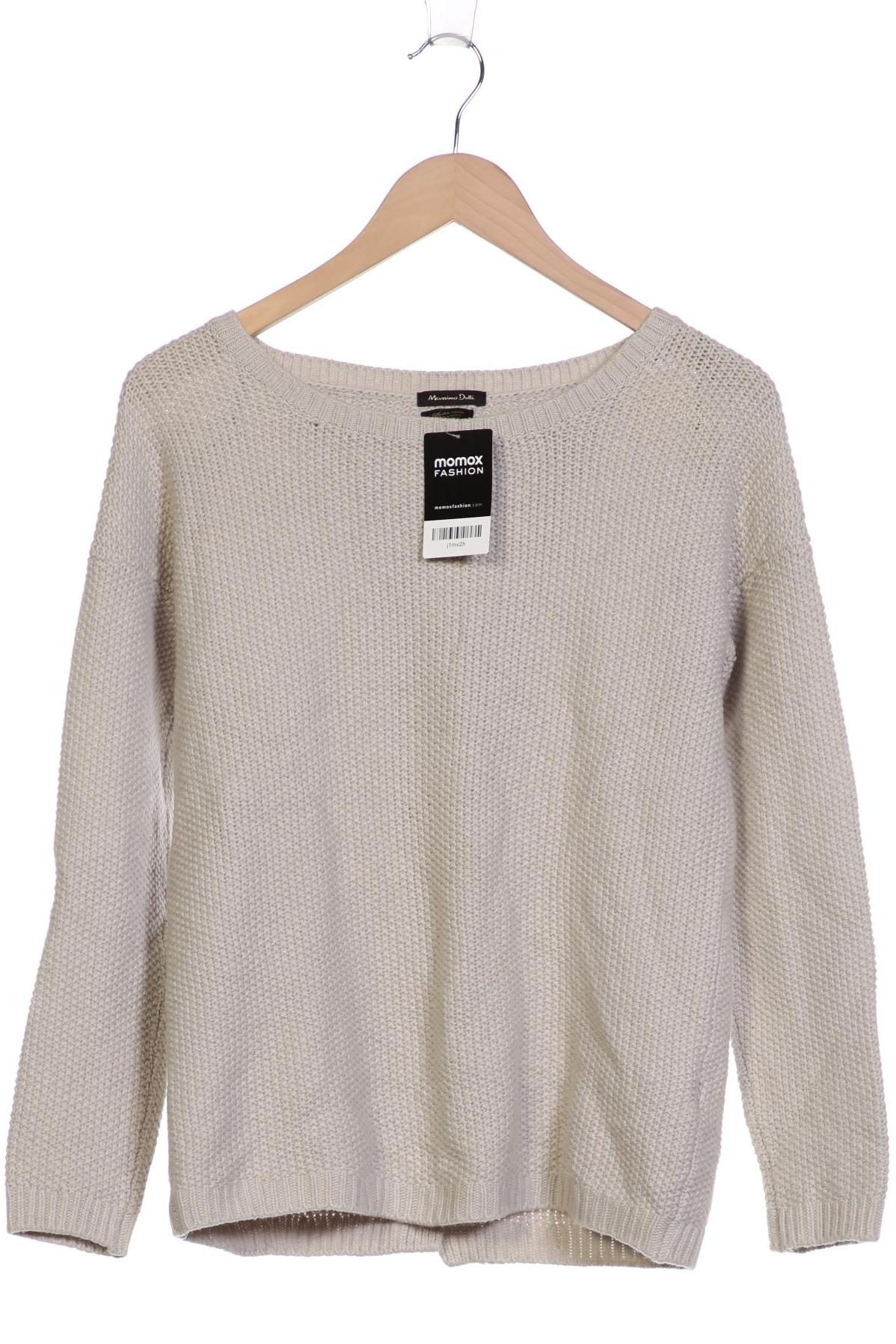 

Massimo Dutti Damen Pullover, cremeweiß, Gr. 38