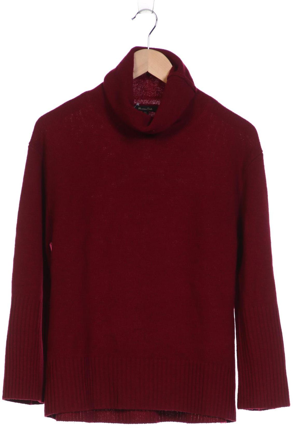 

Massimo Dutti Damen Pullover, bordeaux, Gr. 36