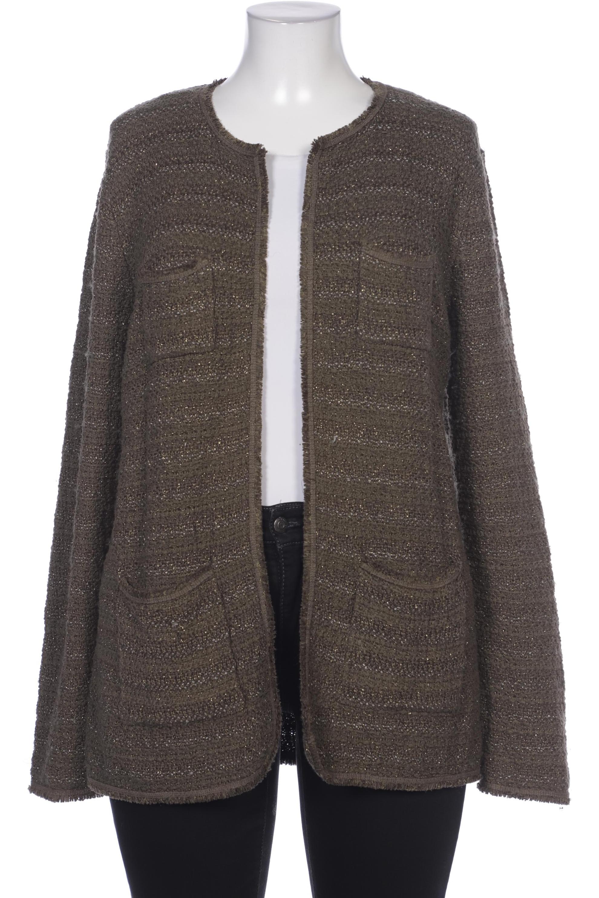 

Massimo Dutti Damen Strickjacke, grün, Gr. 42