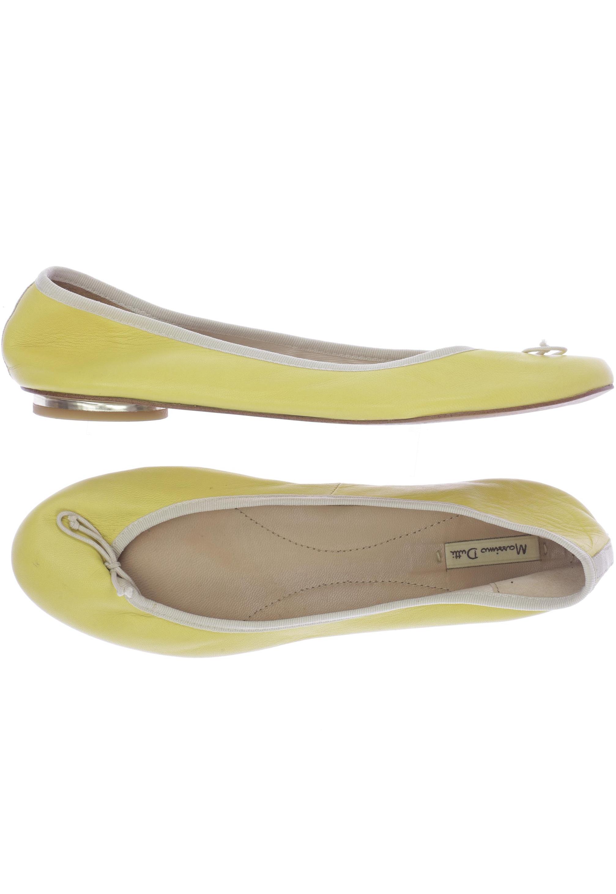 

Massimo Dutti Damen Ballerinas, gelb, Gr. 39