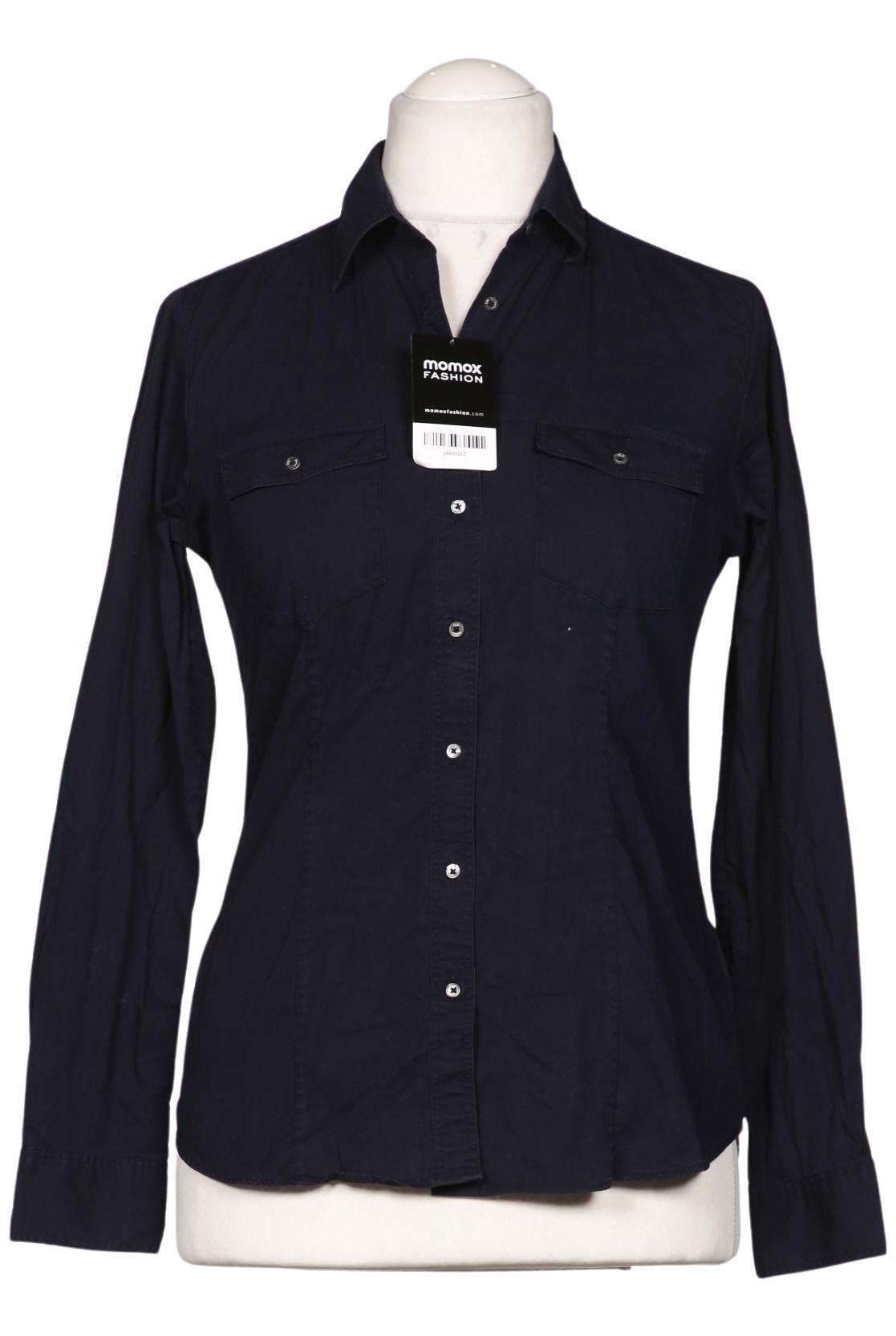 

Massimo Dutti Damen Bluse, marineblau, Gr. 42