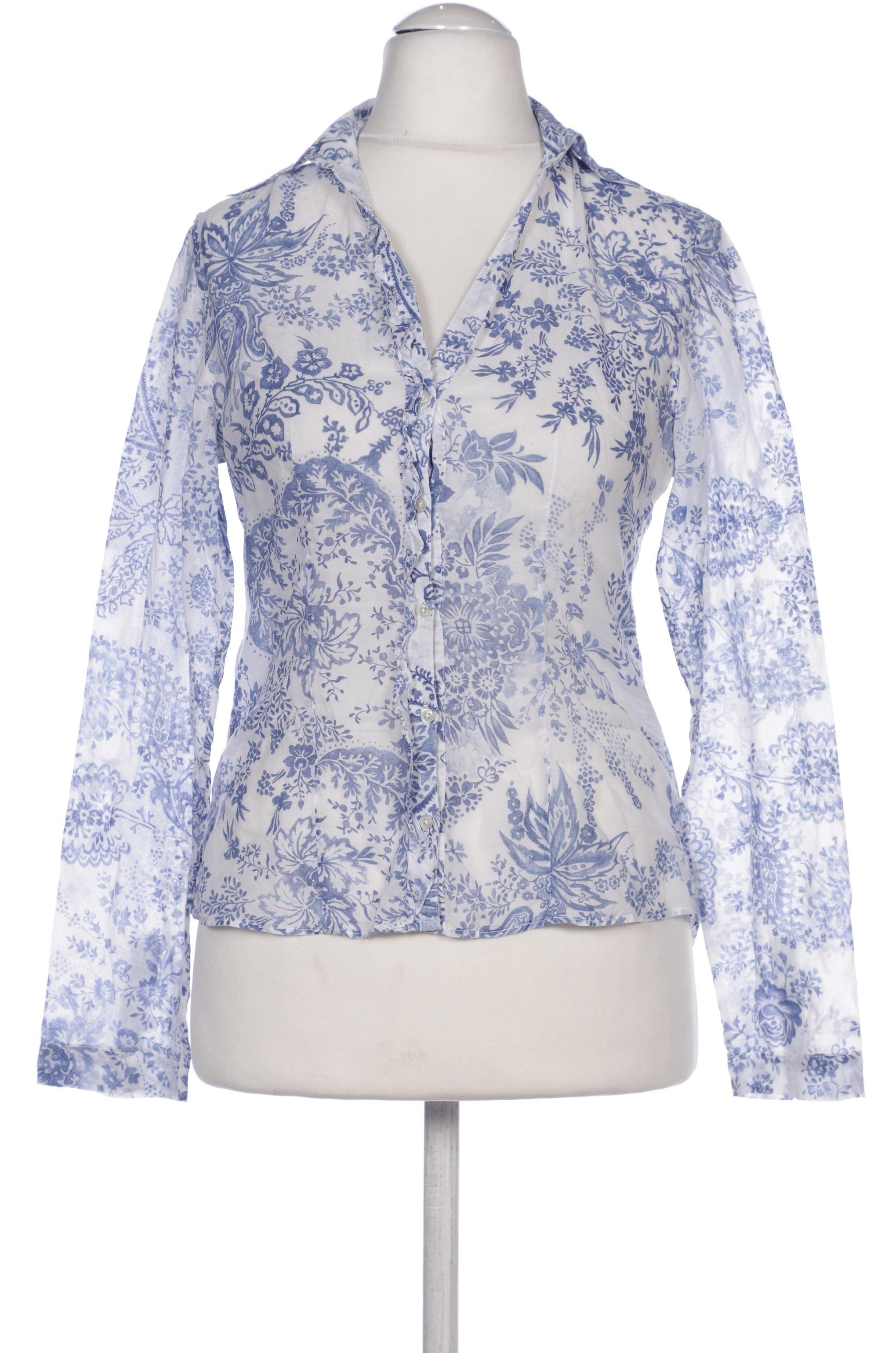 

Massimo Dutti Damen Bluse, blau, Gr. 38