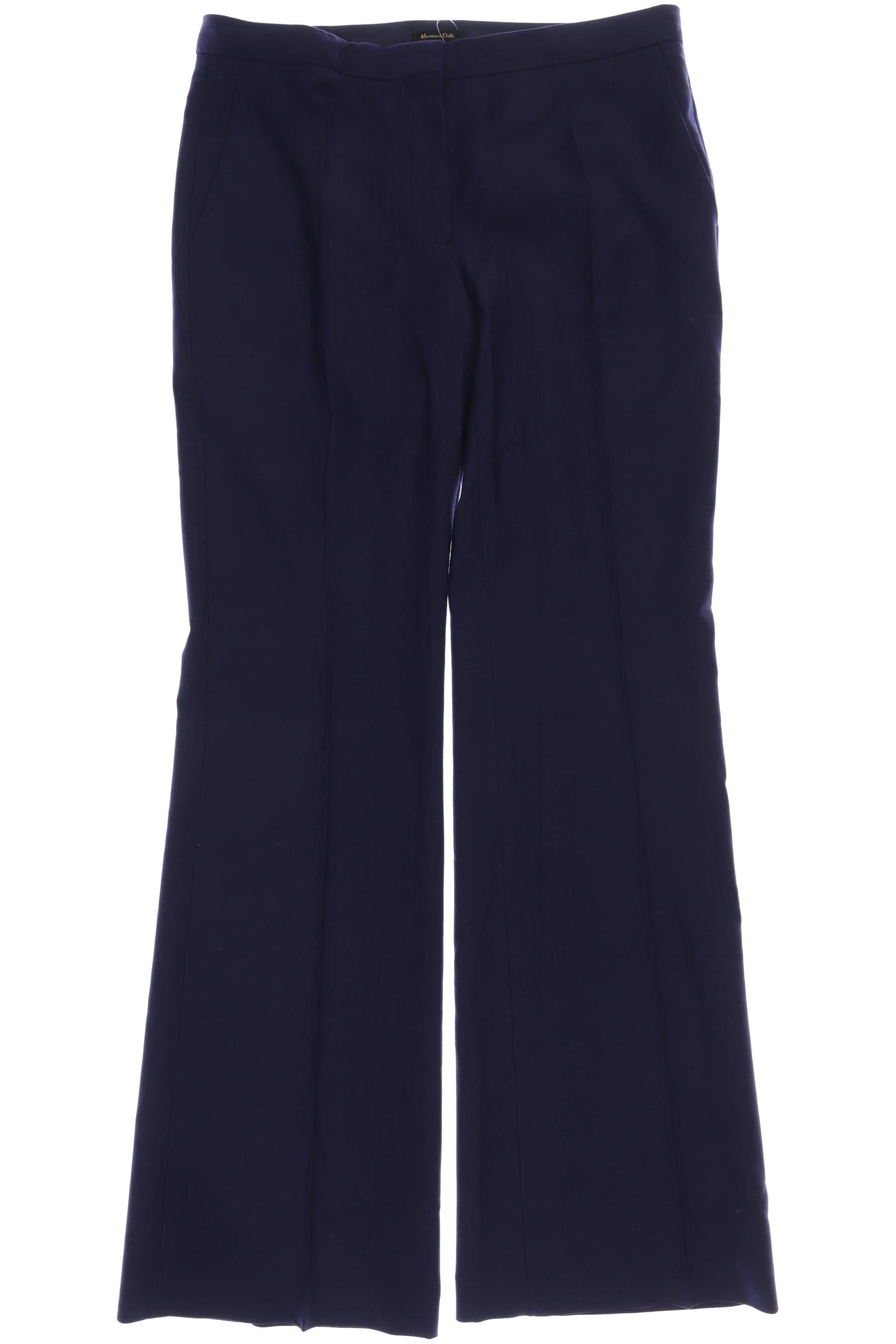 

Massimo Dutti Damen Stoffhose, blau, Gr. 42