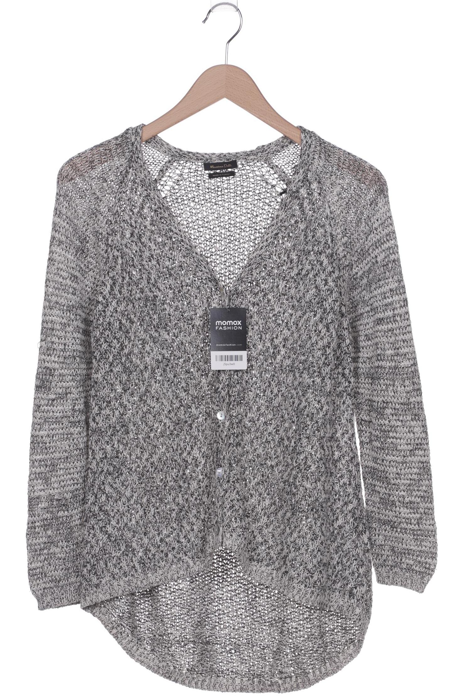 

Massimo Dutti Damen Strickjacke, grau, Gr. 38