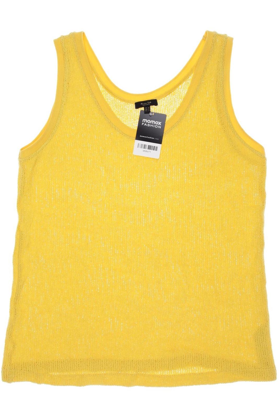 

Massimo Dutti Damen Top, gelb, Gr. 38