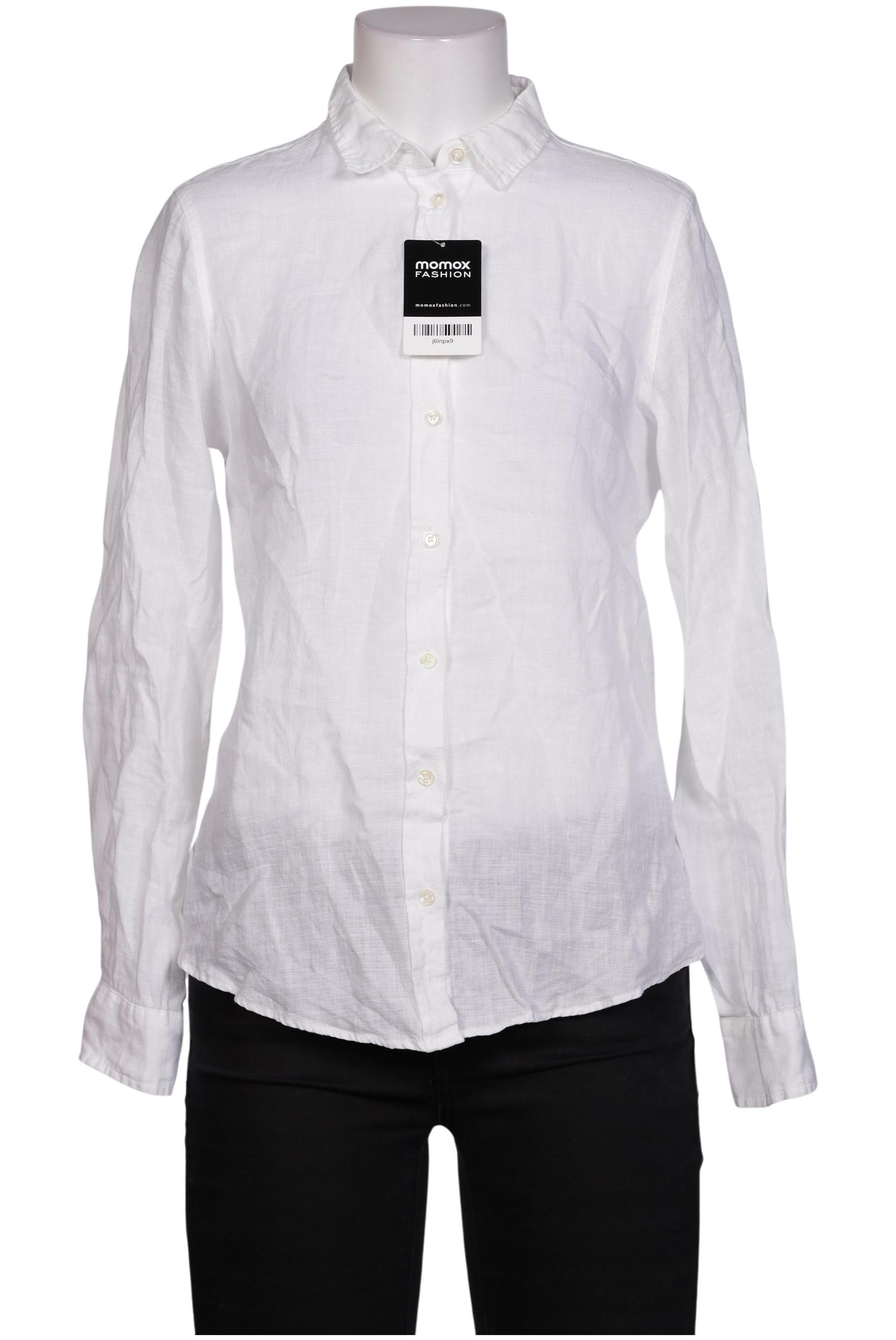 

Massimo Dutti Damen Bluse, weiß, Gr. 38