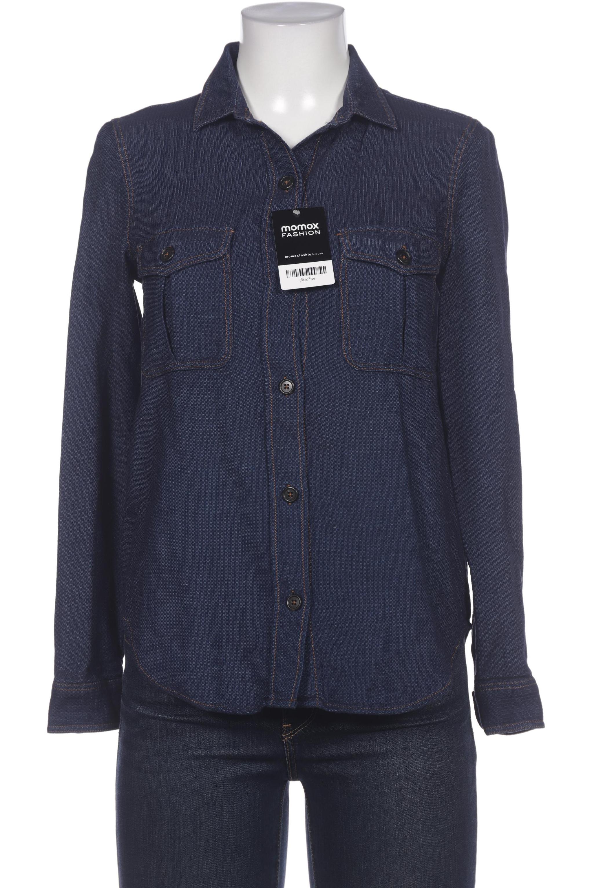 

Massimo Dutti Damen Bluse, blau, Gr. 36