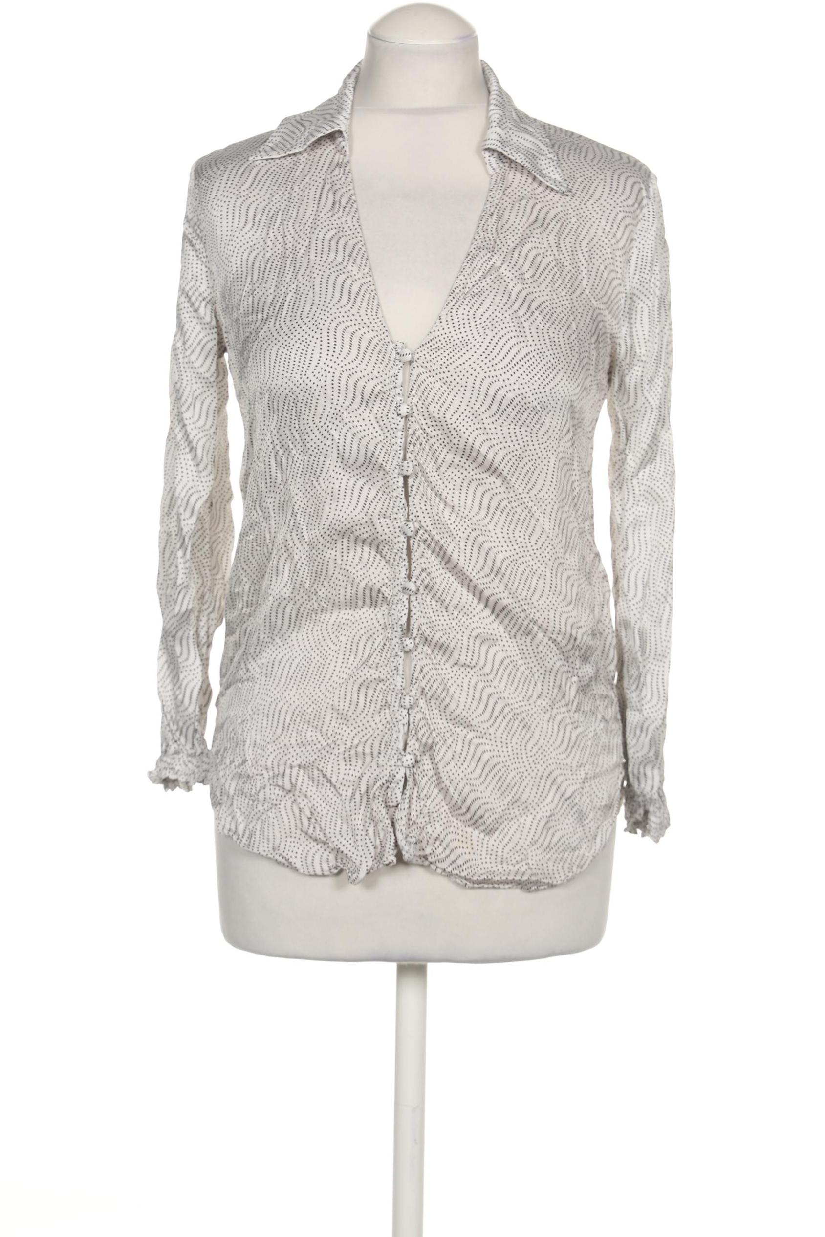

Massimo Dutti Damen Bluse, weiß, Gr. 34