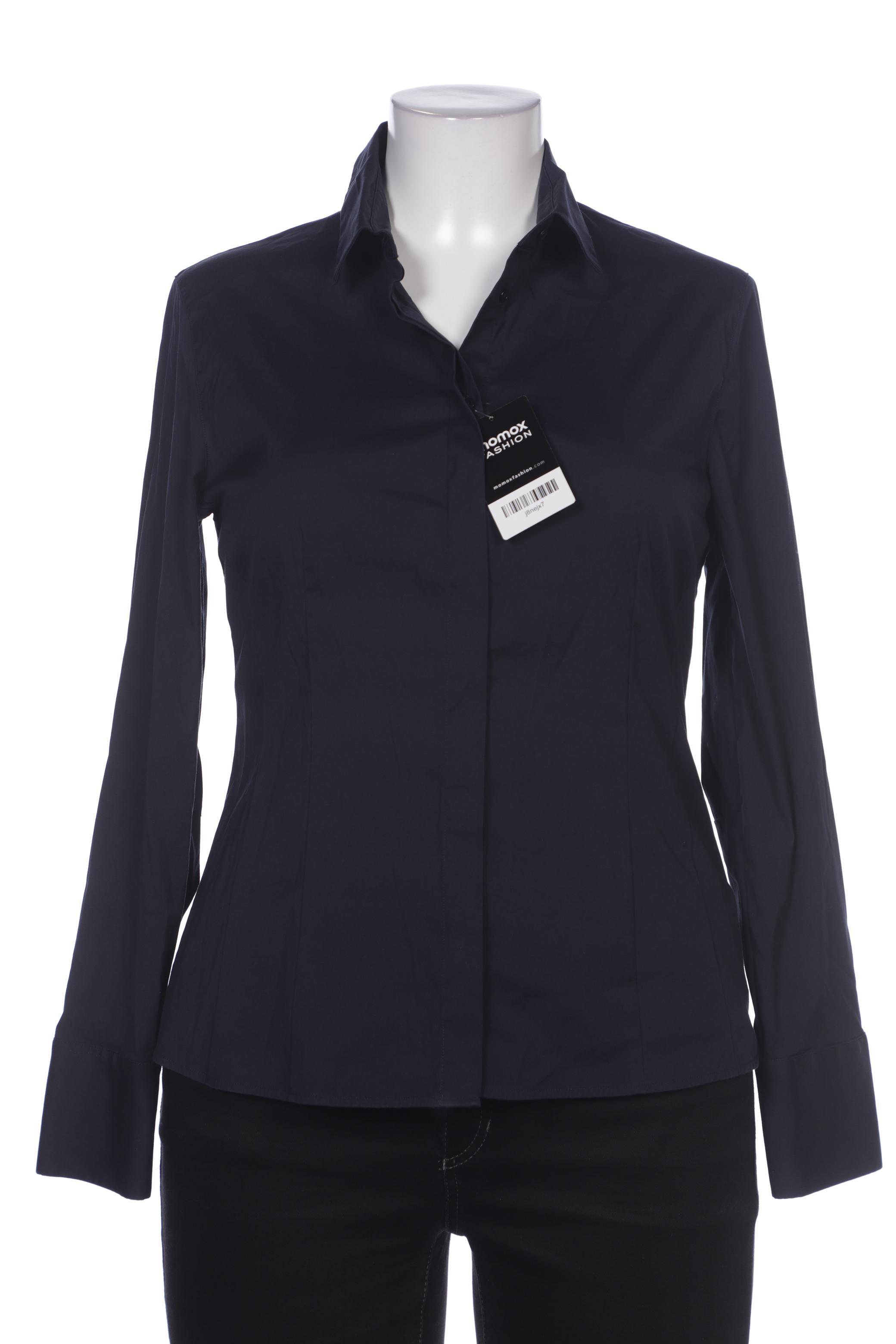 

Massimo Dutti Damen Bluse, marineblau, Gr. 44