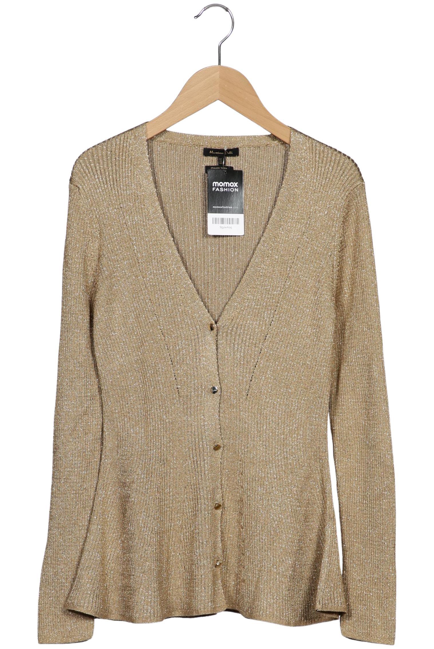 

Massimo Dutti Damen Strickjacke, beige, Gr. 36
