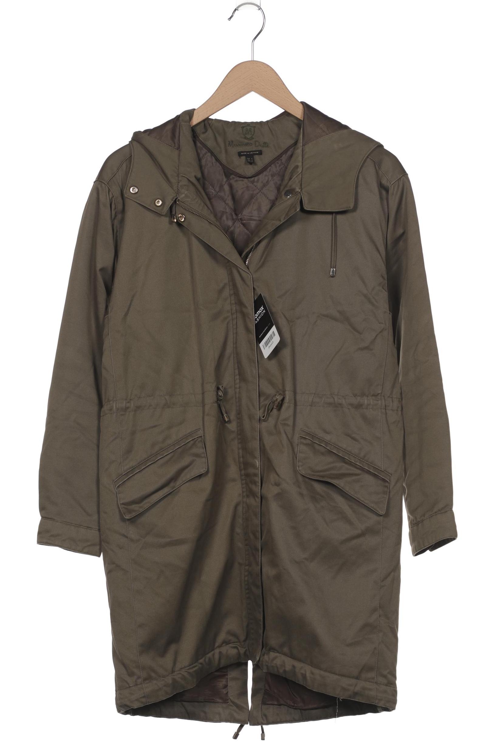 

Massimo Dutti Damen Mantel, grün, Gr. 36