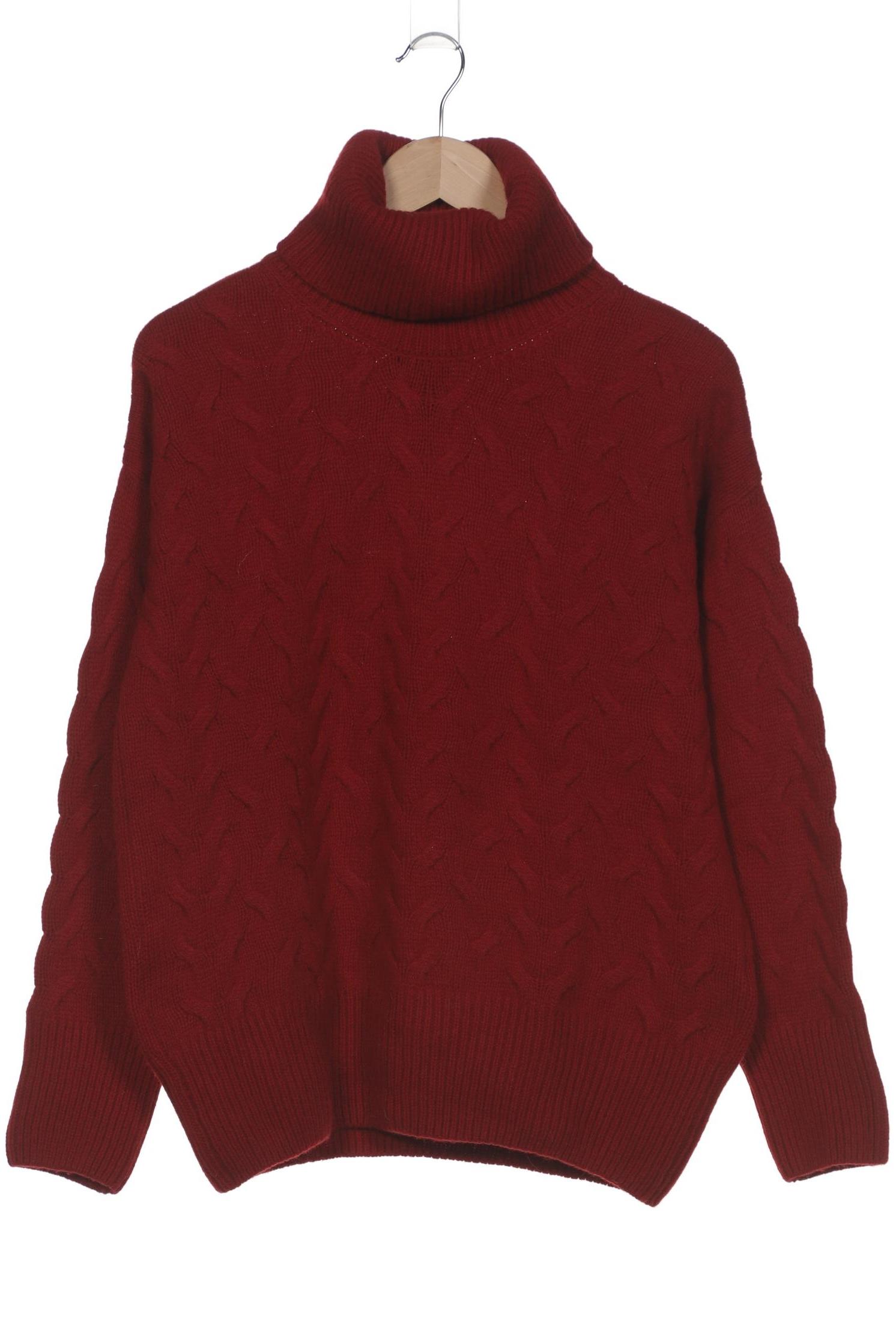 

Massimo Dutti Damen Pullover, bordeaux, Gr. 38
