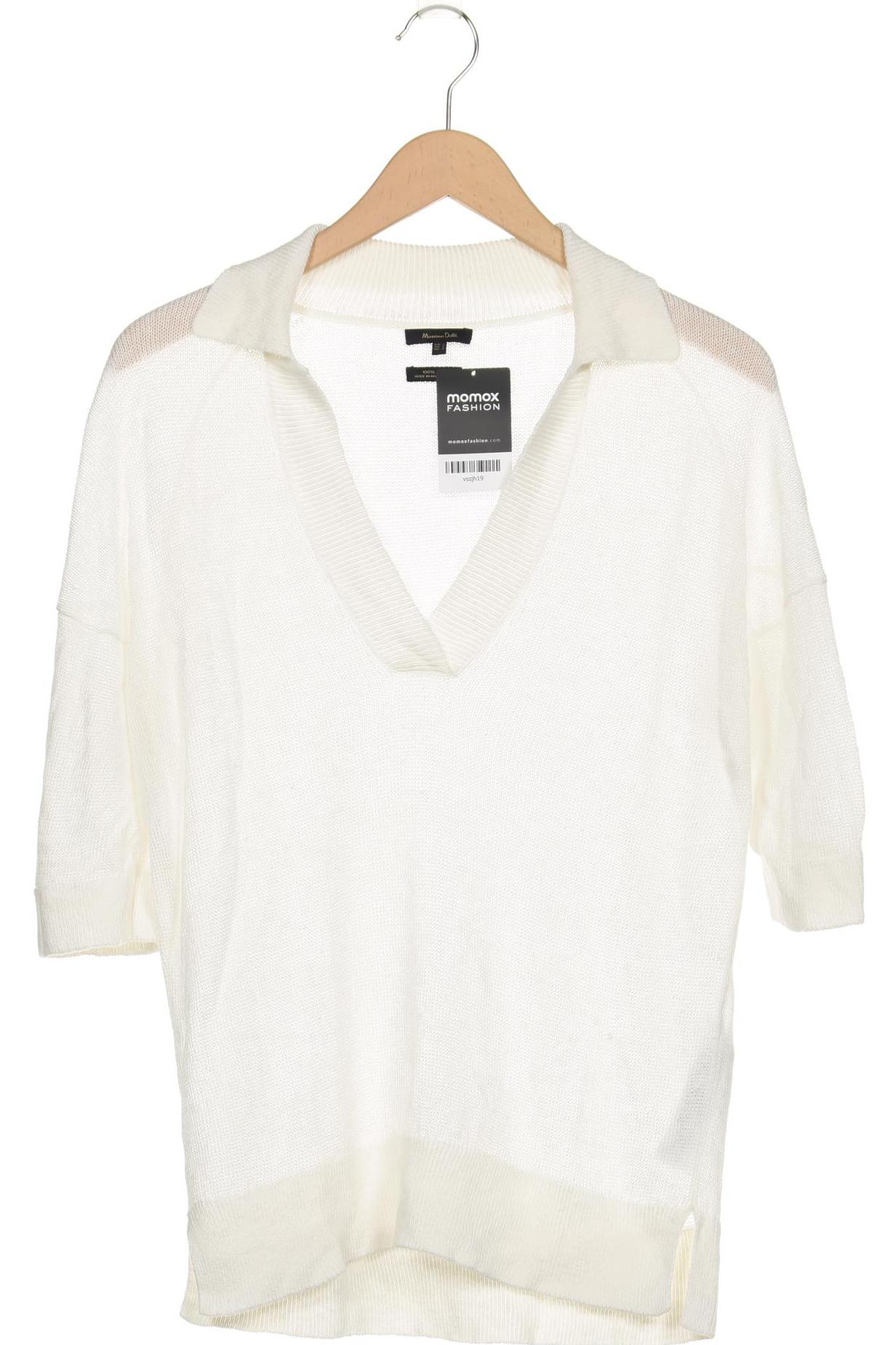 

Massimo Dutti Damen Pullover, weiß