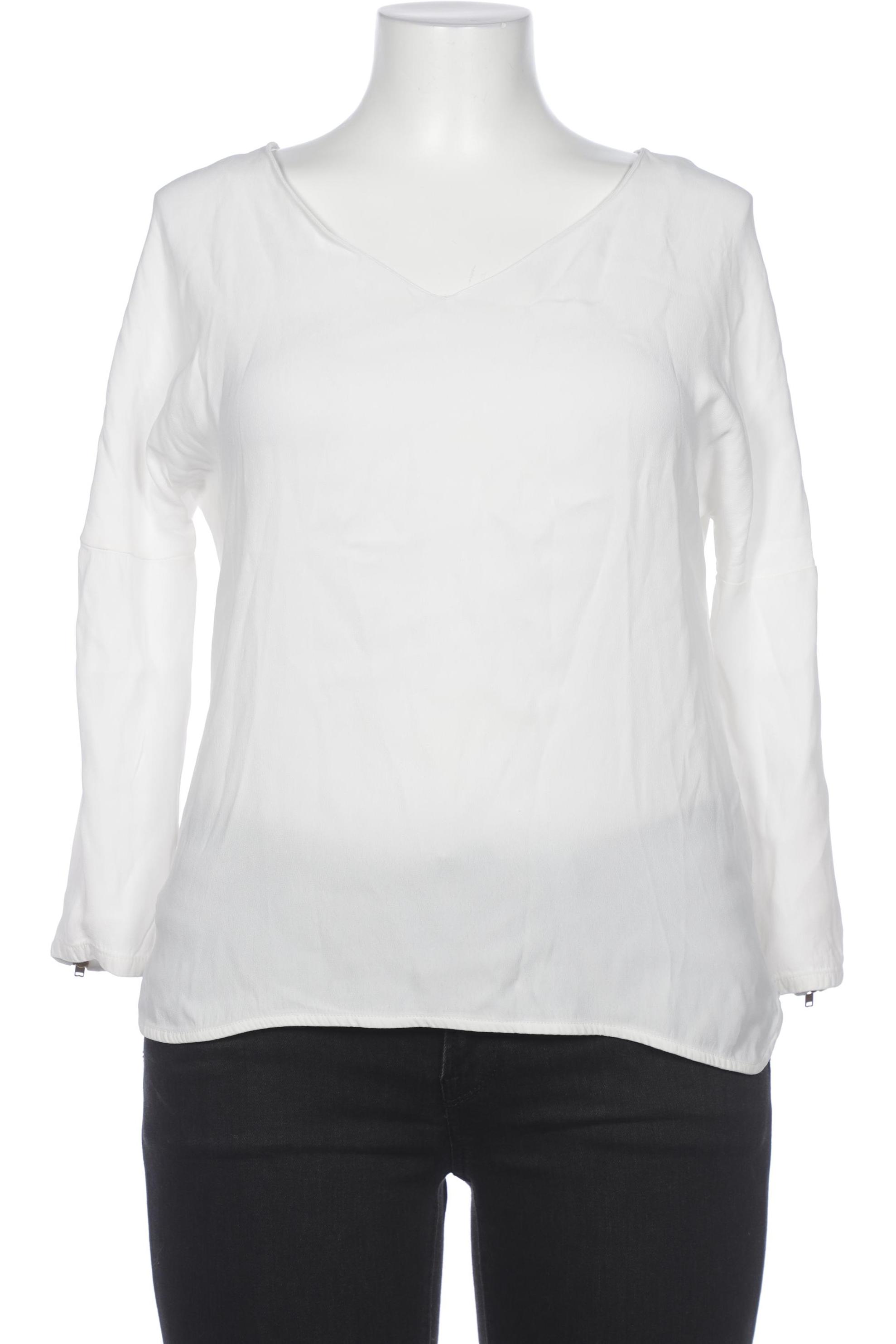 

Massimo Dutti Damen Bluse, weiß, Gr. 44