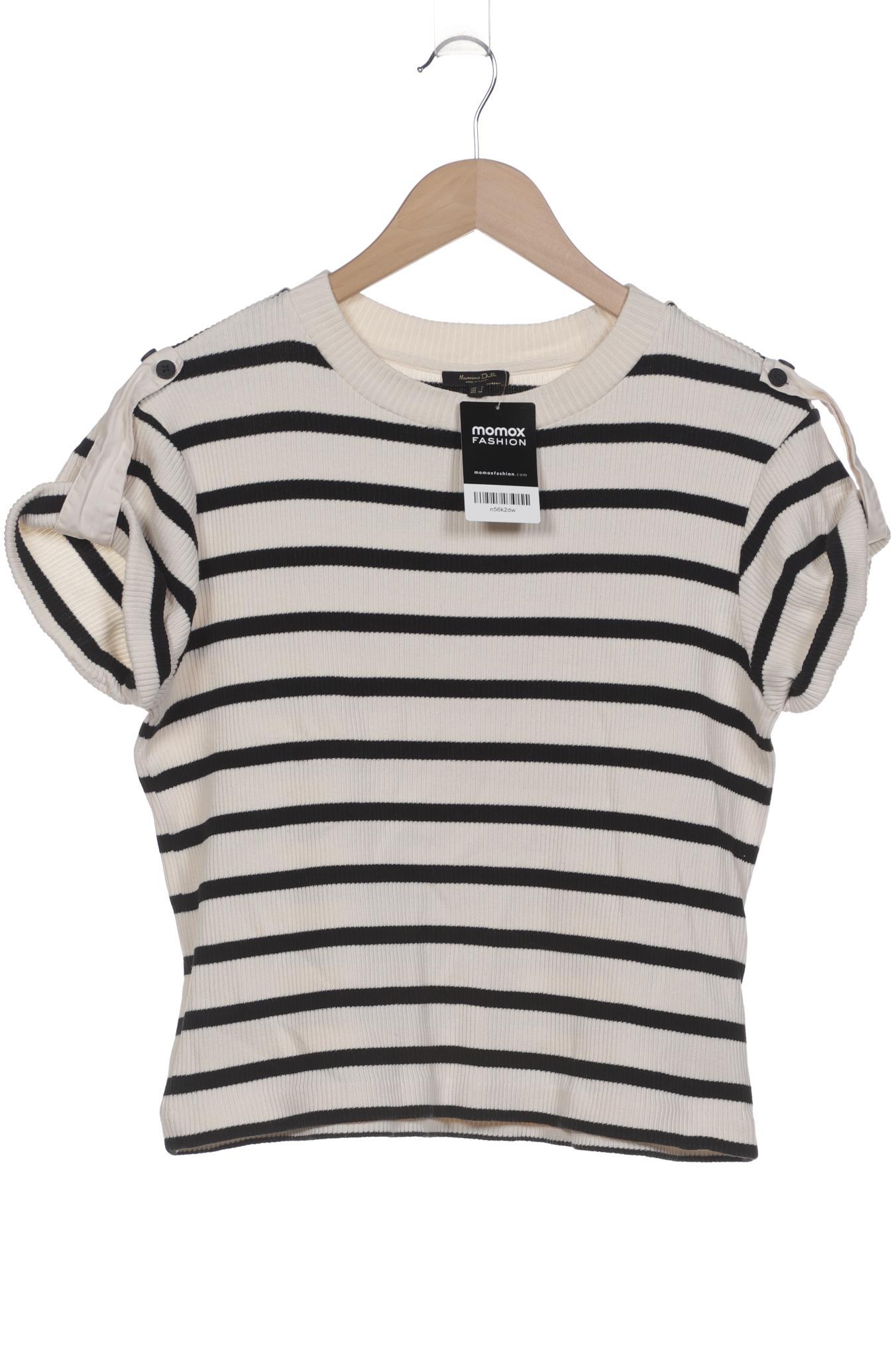 

Massimo Dutti Damen T-Shirt, cremeweiß, Gr. 36