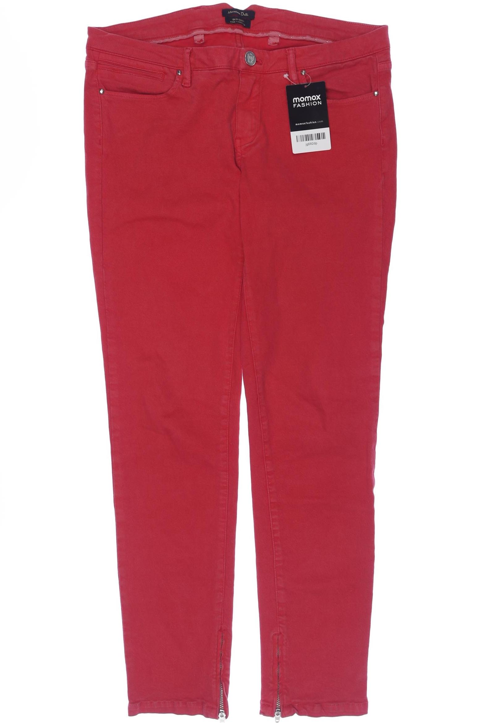 

Massimo Dutti Damen Jeans, rot, Gr. 38