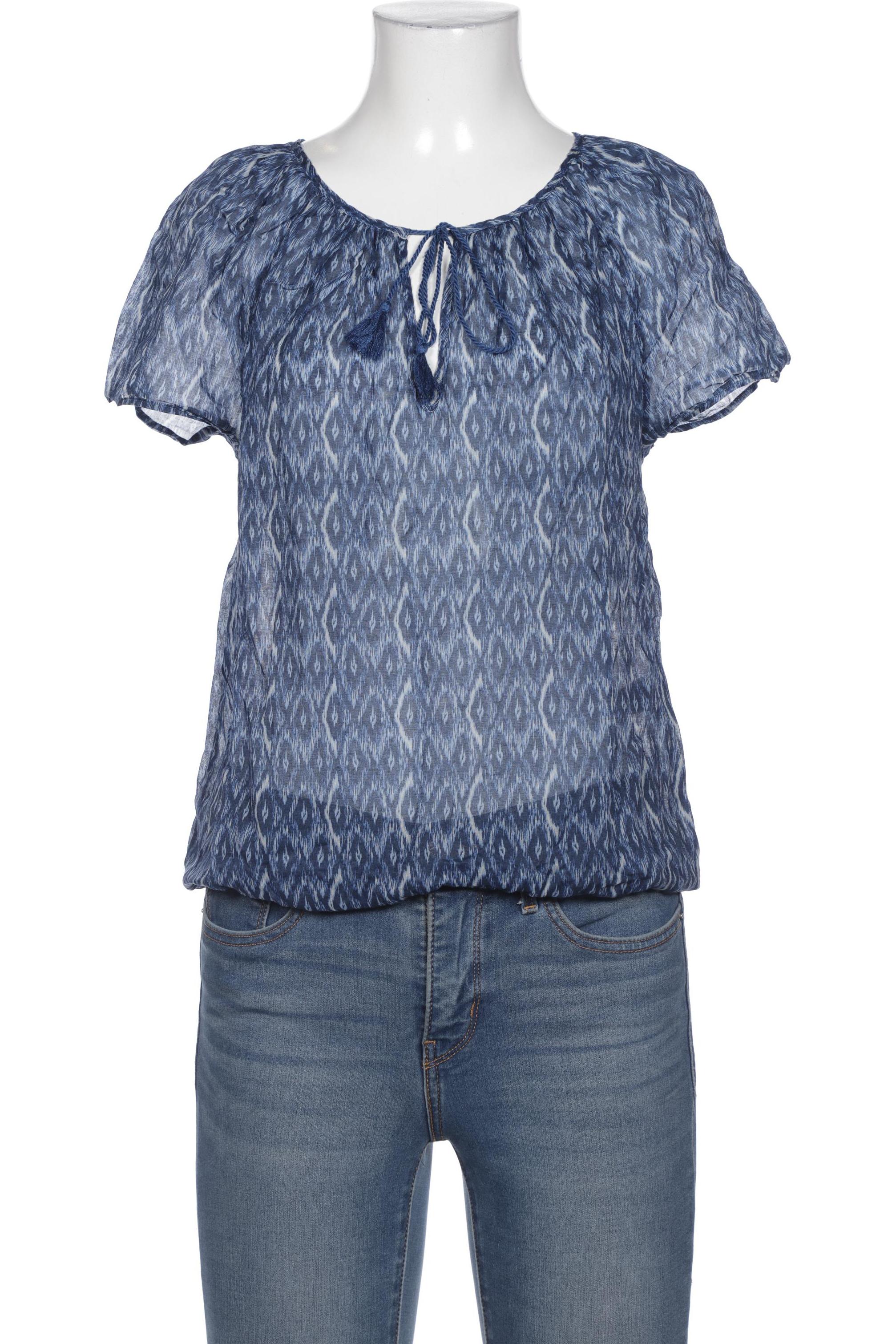 

Massimo Dutti Damen Bluse, marineblau, Gr. 36