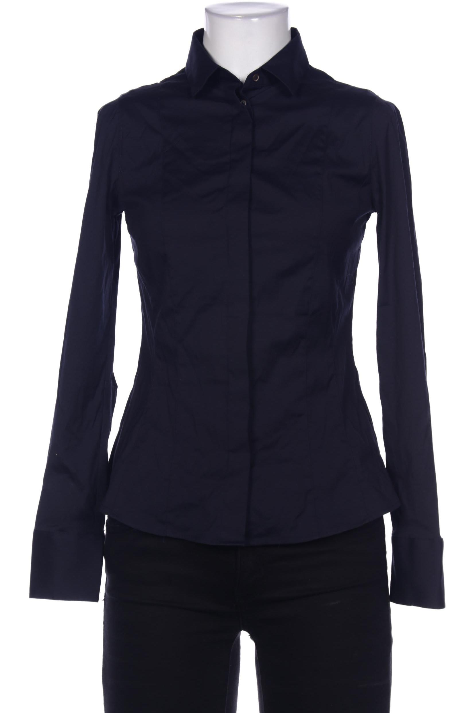 

Massimo Dutti Damen Bluse, marineblau, Gr. 36