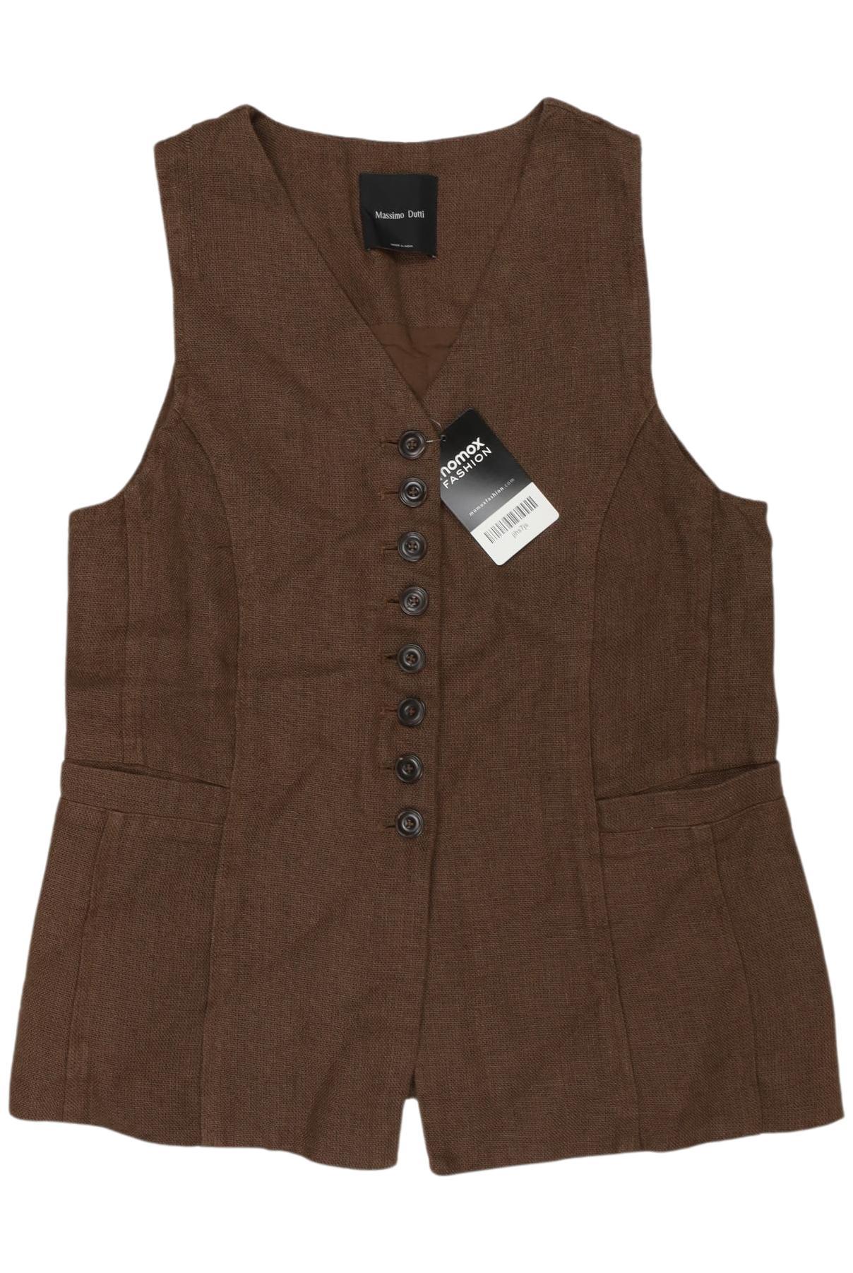 

Massimo Dutti Damen Weste, braun, Gr. 36
