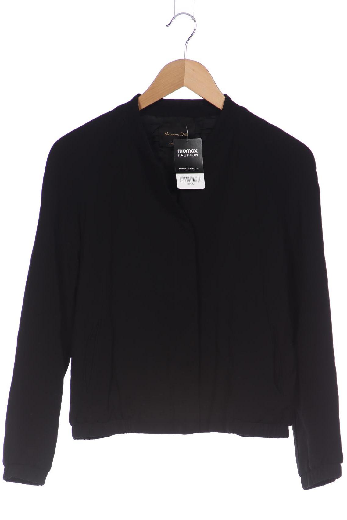 

Massimo Dutti Damen Jacke, schwarz, Gr. 38