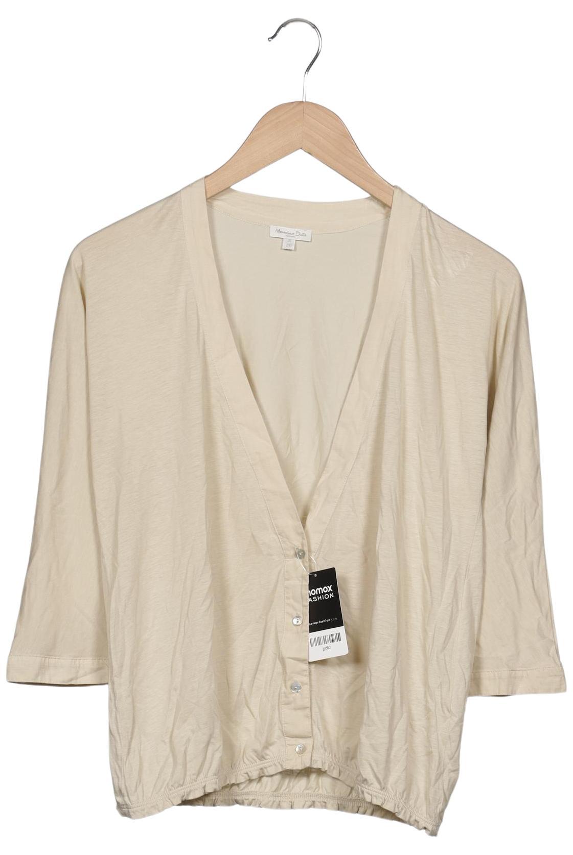 

Massimo Dutti Damen Strickjacke, beige, Gr. 36
