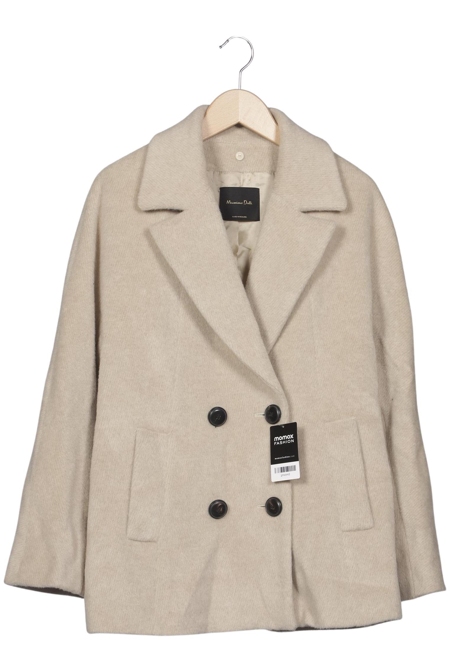 

Massimo Dutti Damen Mantel, beige, Gr. 38