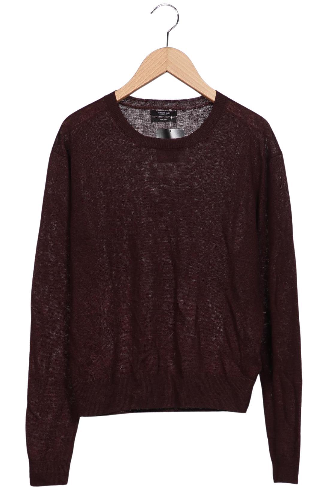 

Massimo Dutti Damen Pullover, bordeaux, Gr. 36
