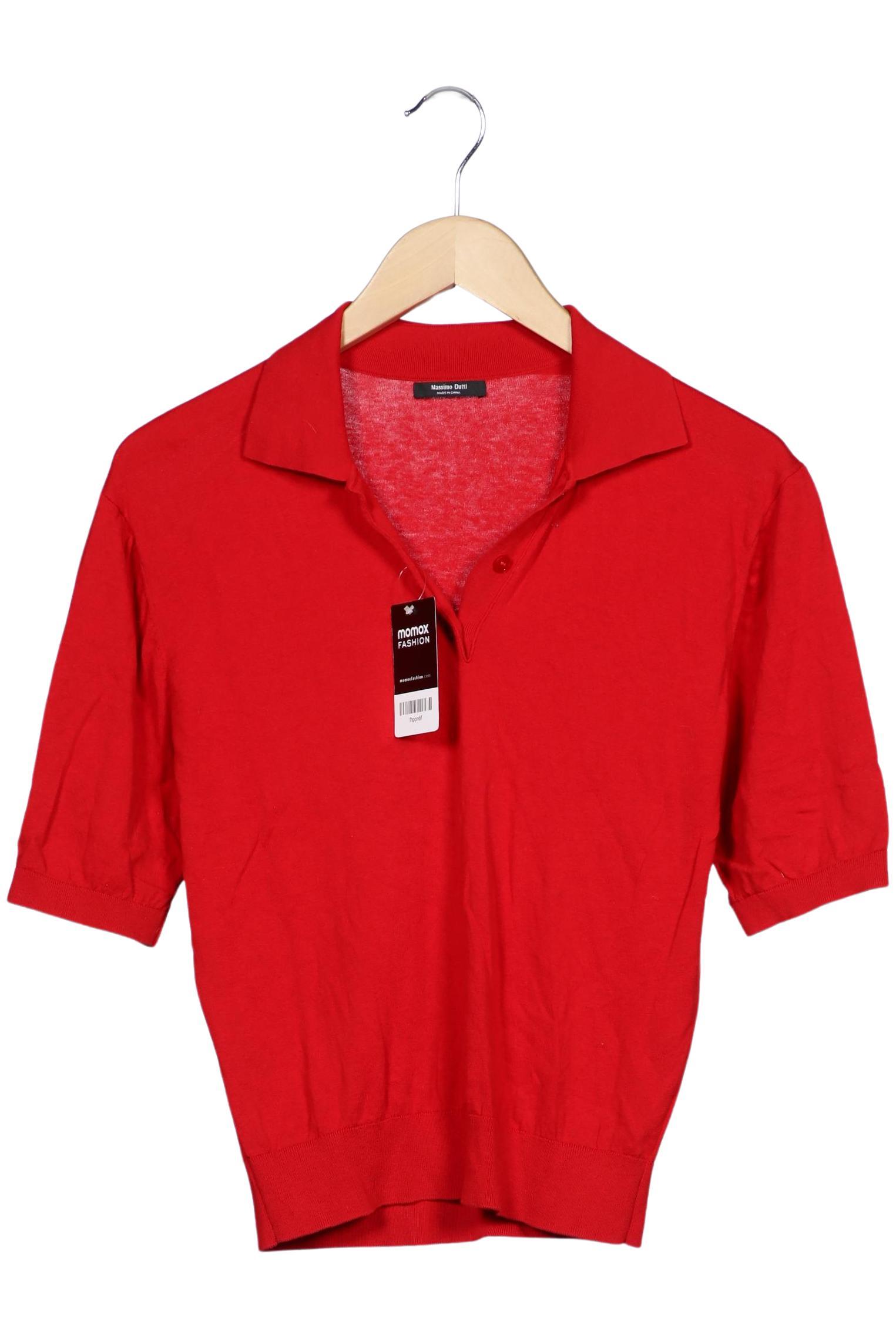

Massimo Dutti Damen Poloshirt, rot, Gr. 42