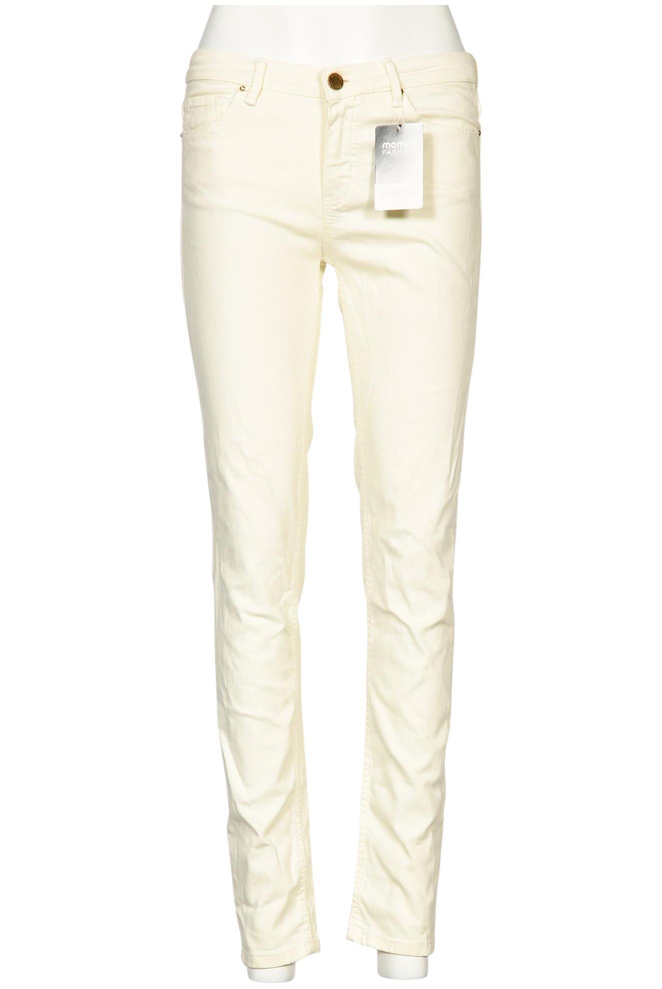

Massimo Dutti Damen Jeans, cremeweiß, Gr. 38