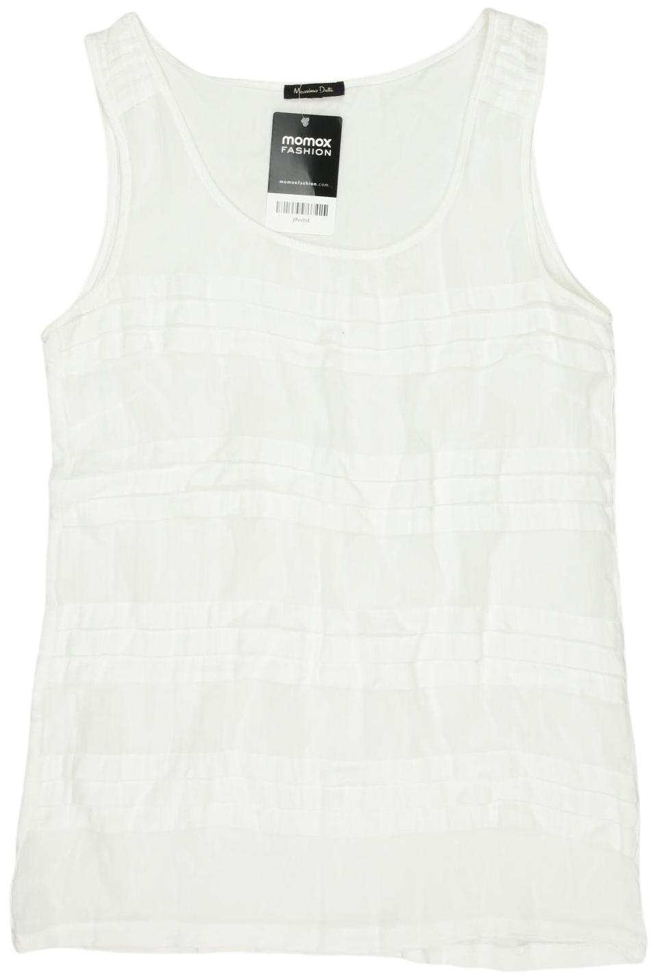 

Massimo Dutti Damen Top, weiß, Gr. 38