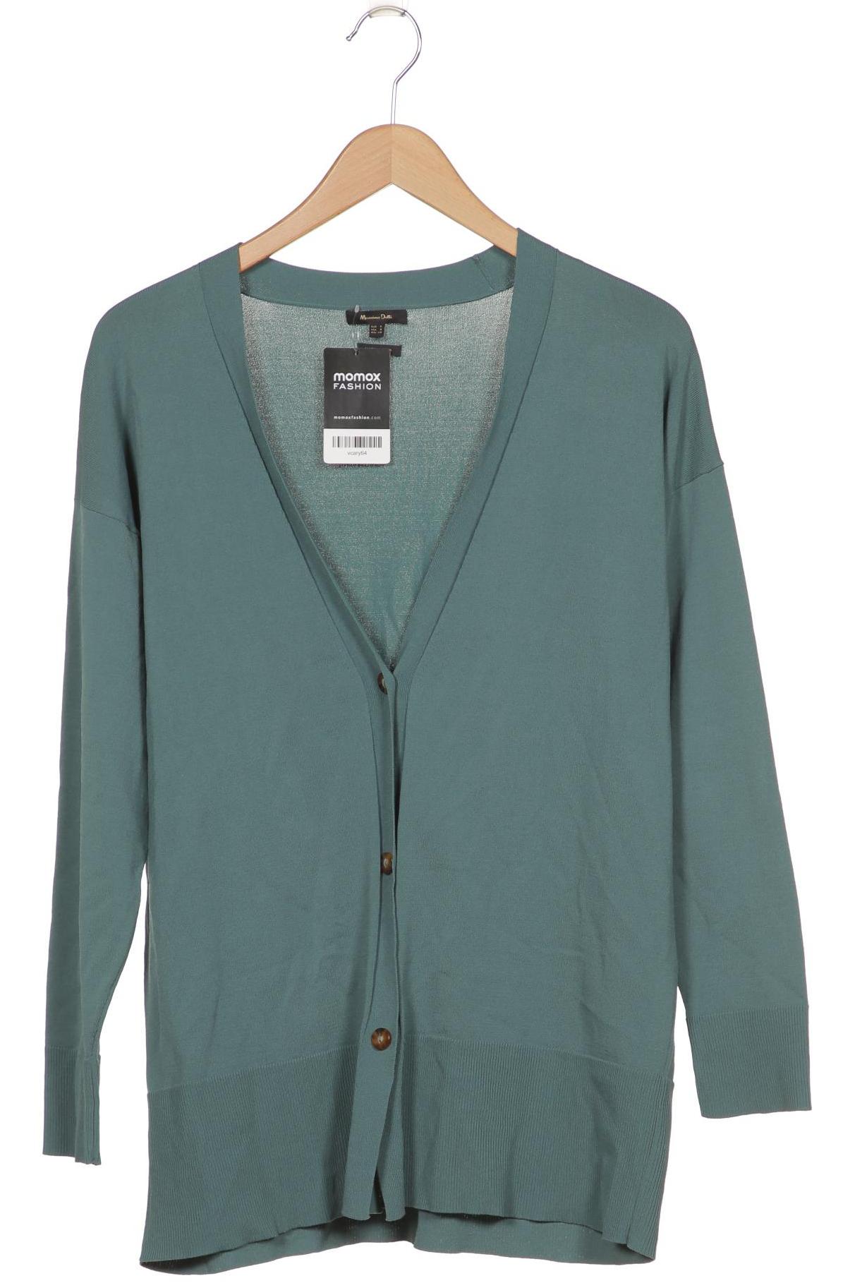 

Massimo Dutti Damen Strickjacke, türkis, Gr. 36