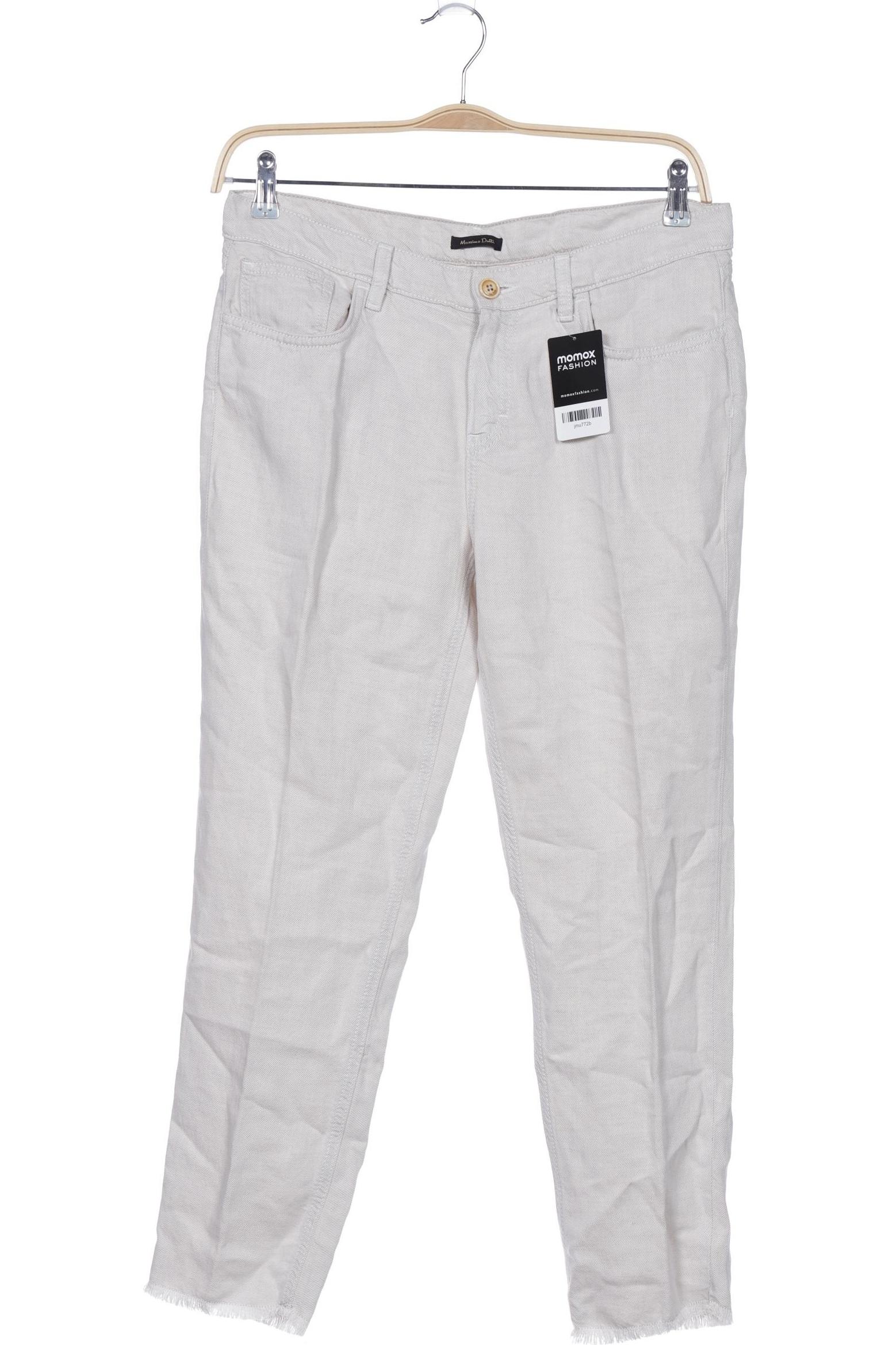 

Massimo Dutti Damen Stoffhose, beige, Gr. 40
