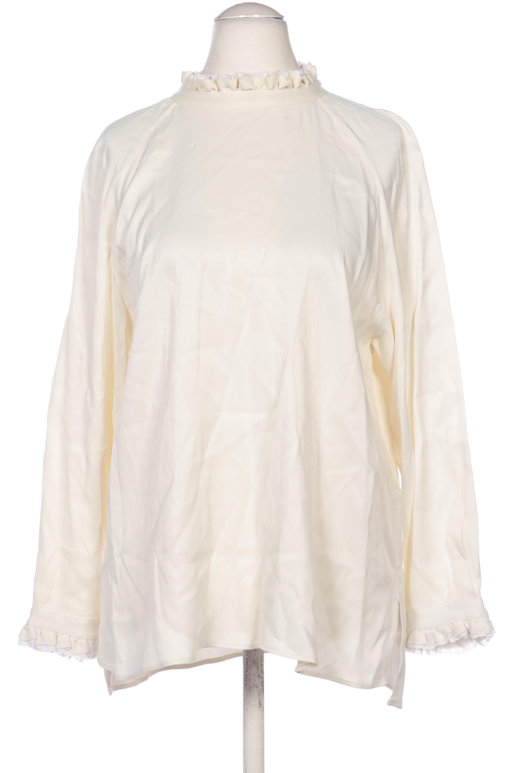 

Massimo Dutti Damen Bluse, cremeweiß, Gr. 38