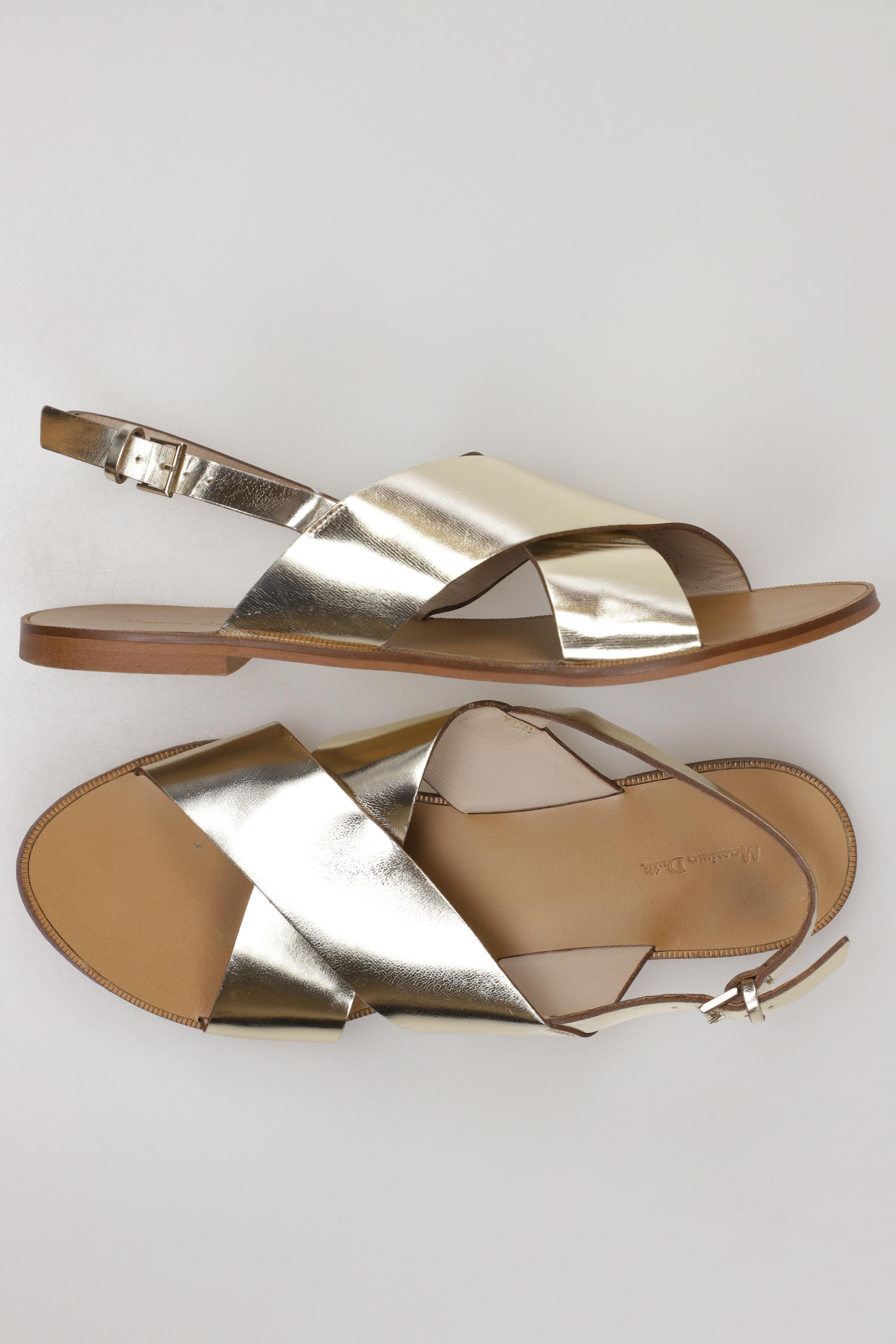 

Massimo Dutti Damen Sandale, beige, Gr. 37