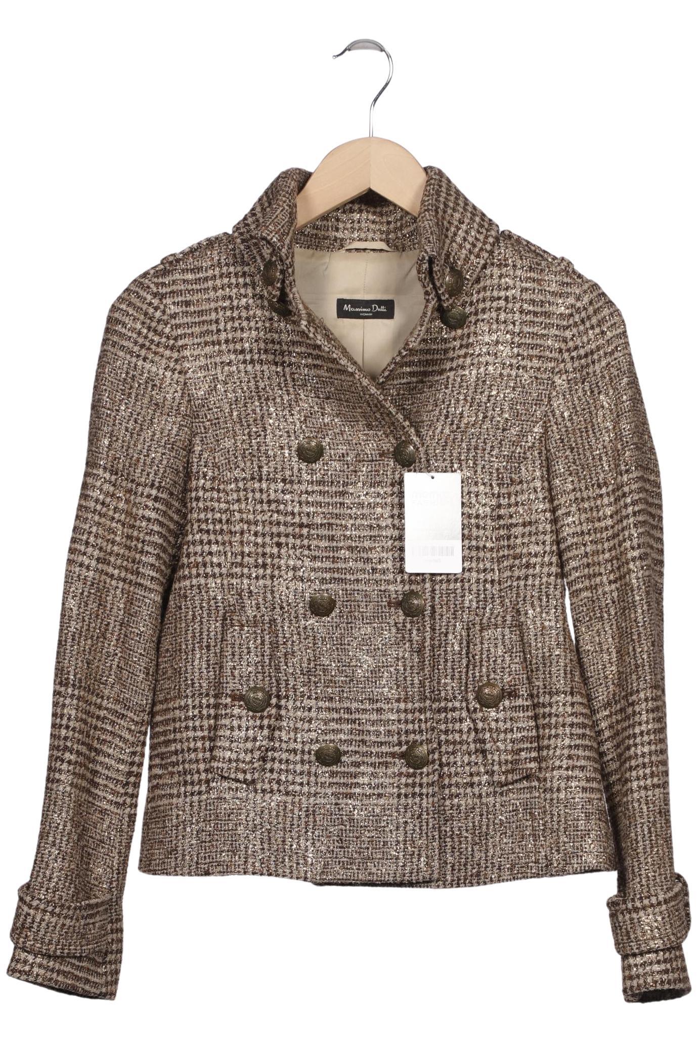 

Massimo Dutti Damen Jacke, braun, Gr. 38