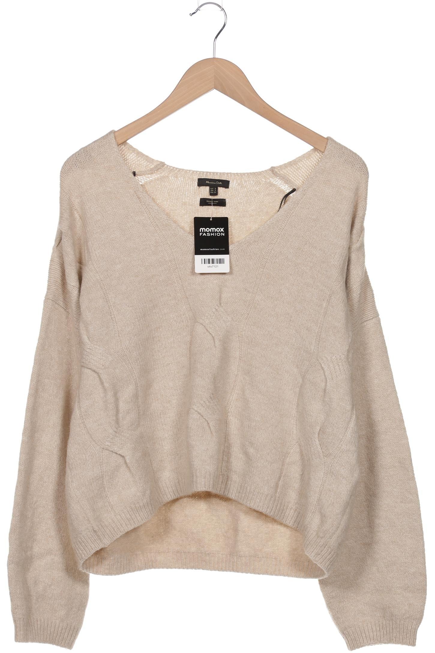 

Massimo Dutti Damen Pullover, beige, Gr. 36