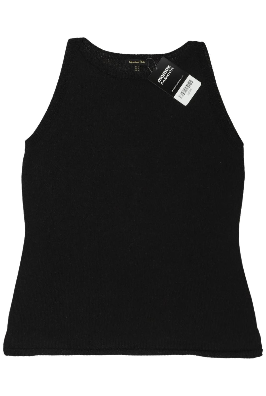 

Massimo Dutti Damen Top, schwarz, Gr. 38