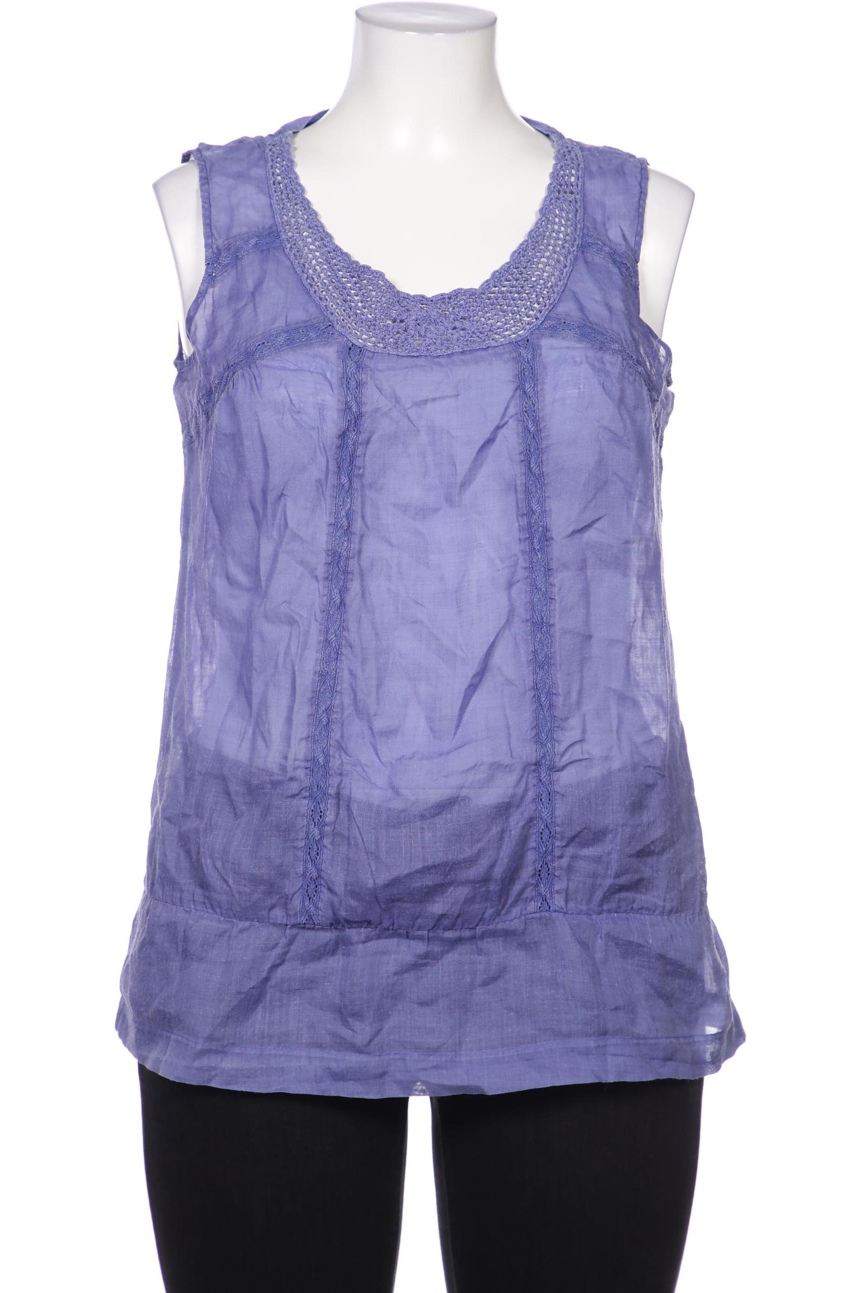 

Massimo Dutti Damen Bluse, blau, Gr. 44