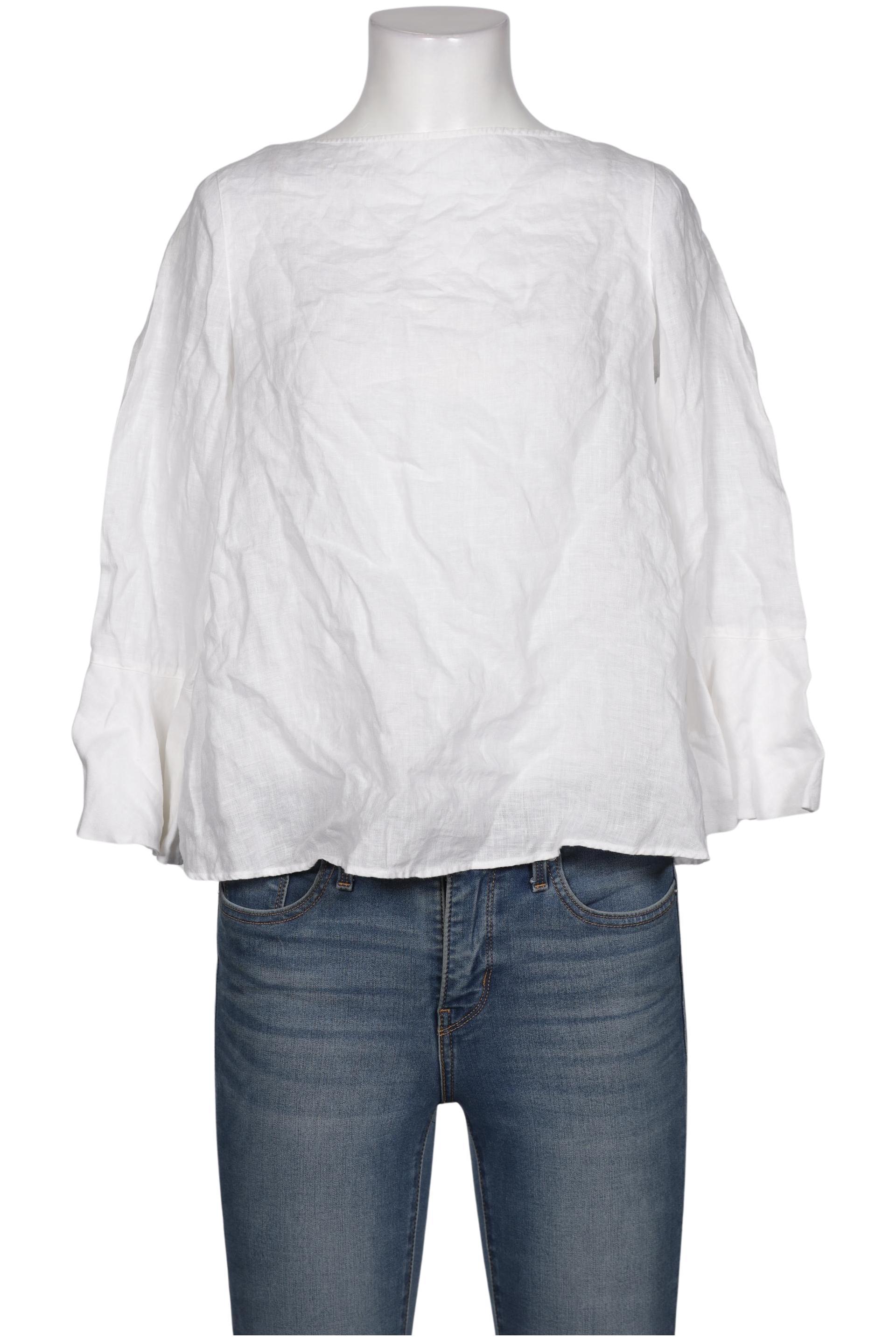 

Massimo Dutti Damen Bluse, weiß, Gr. 38