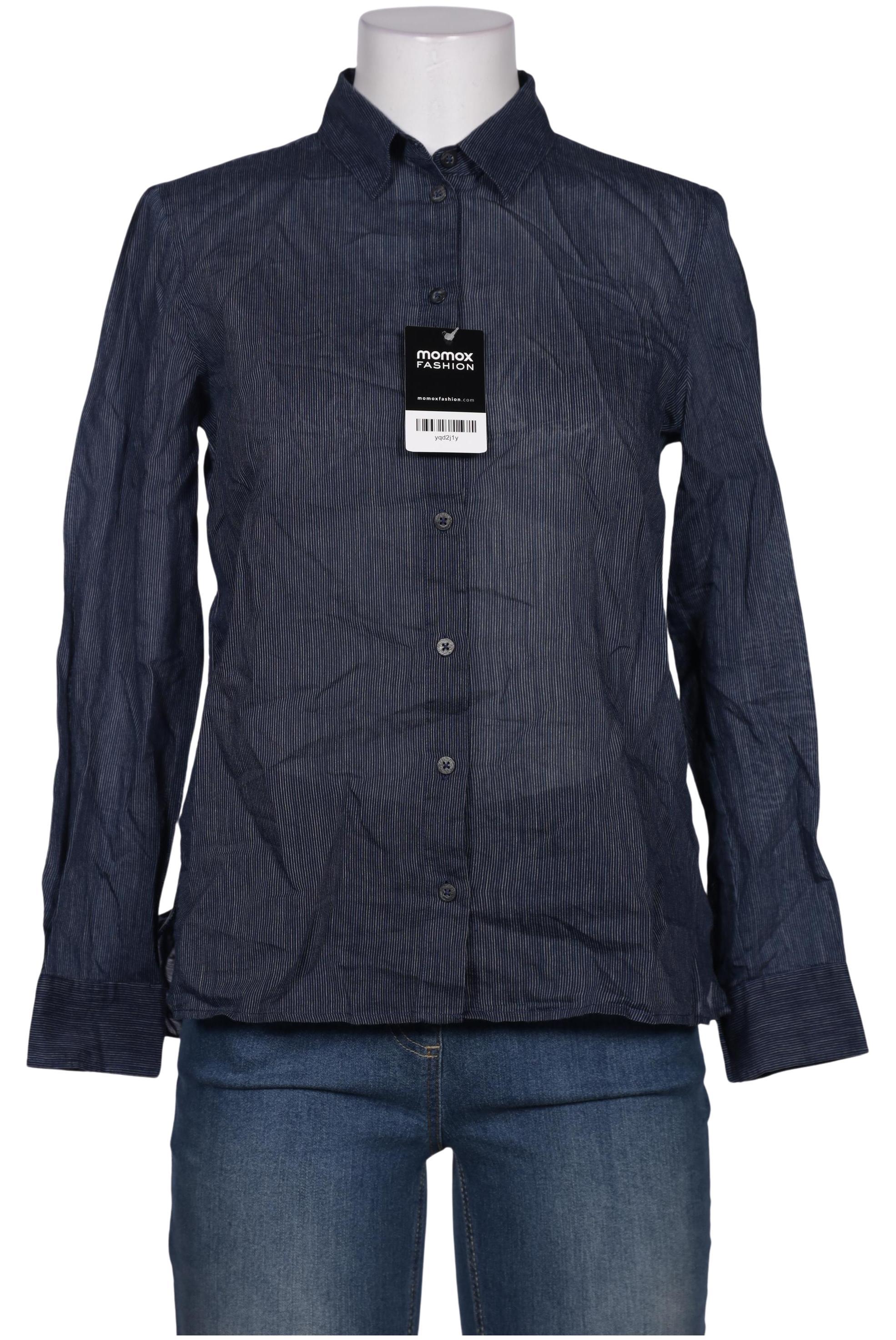 

Massimo Dutti Damen Bluse, marineblau, Gr. 38