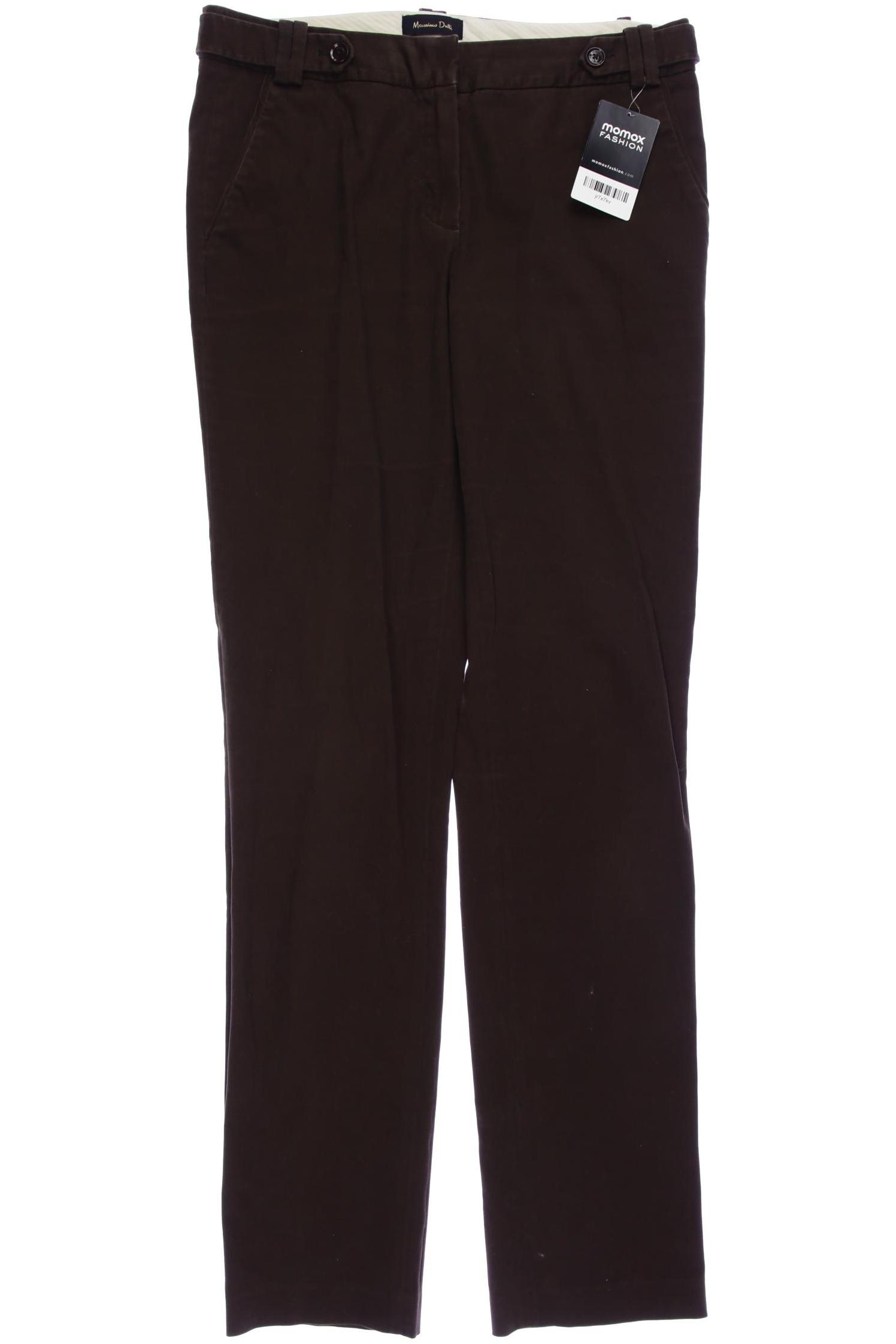 

Massimo Dutti Damen Stoffhose, braun, Gr. 38