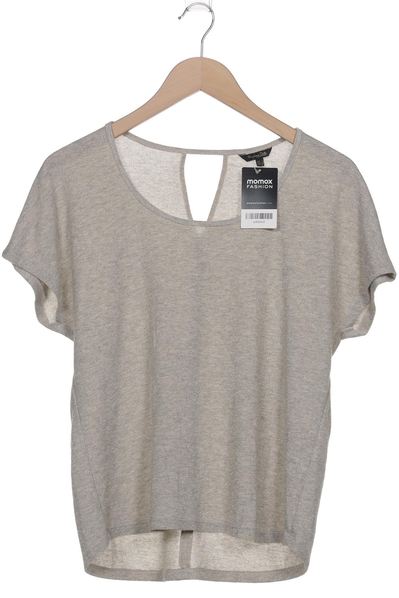 

Massimo Dutti Damen T-Shirt, silber, Gr. 38