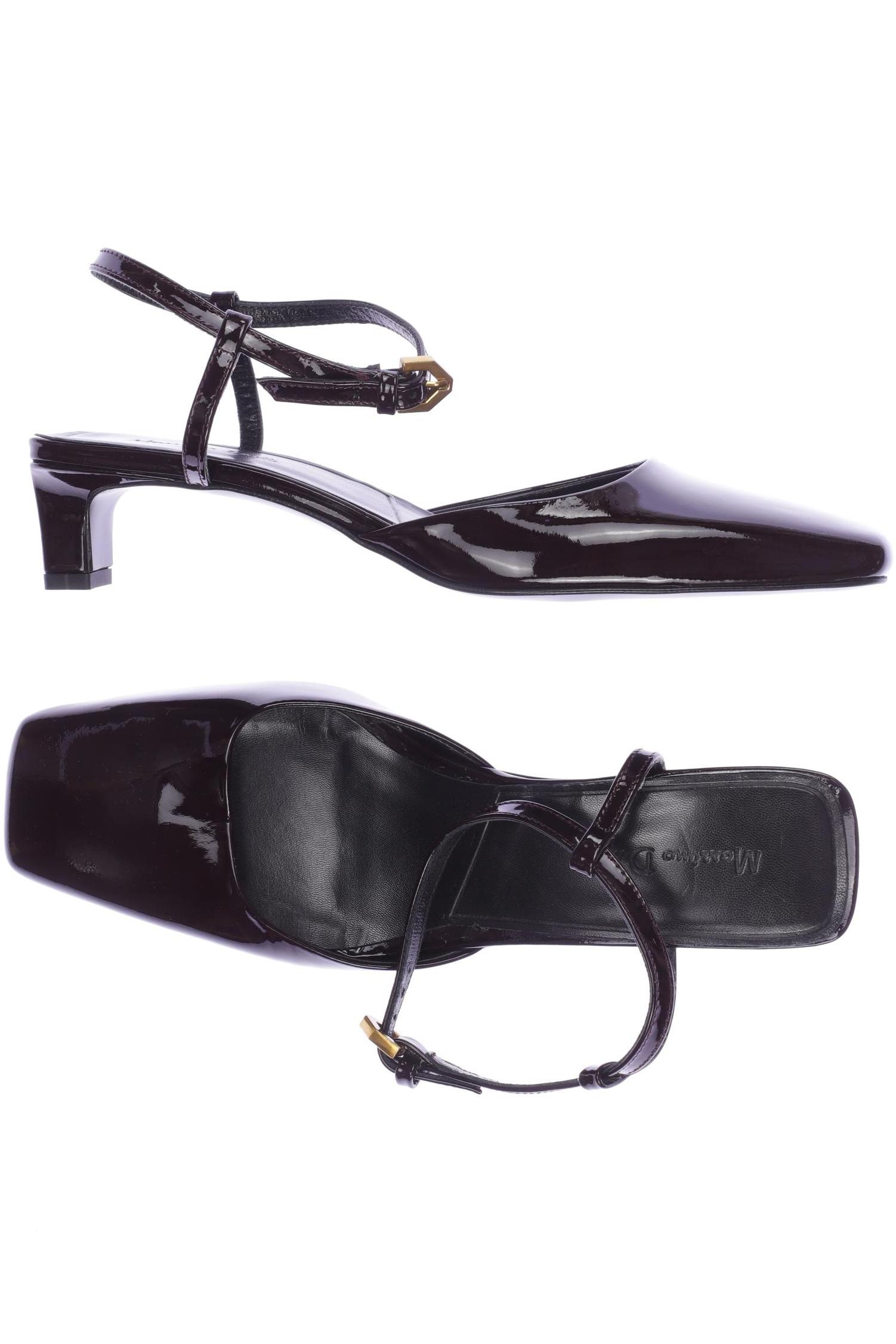 

Massimo Dutti Damen Sandale, bordeaux, Gr. 39