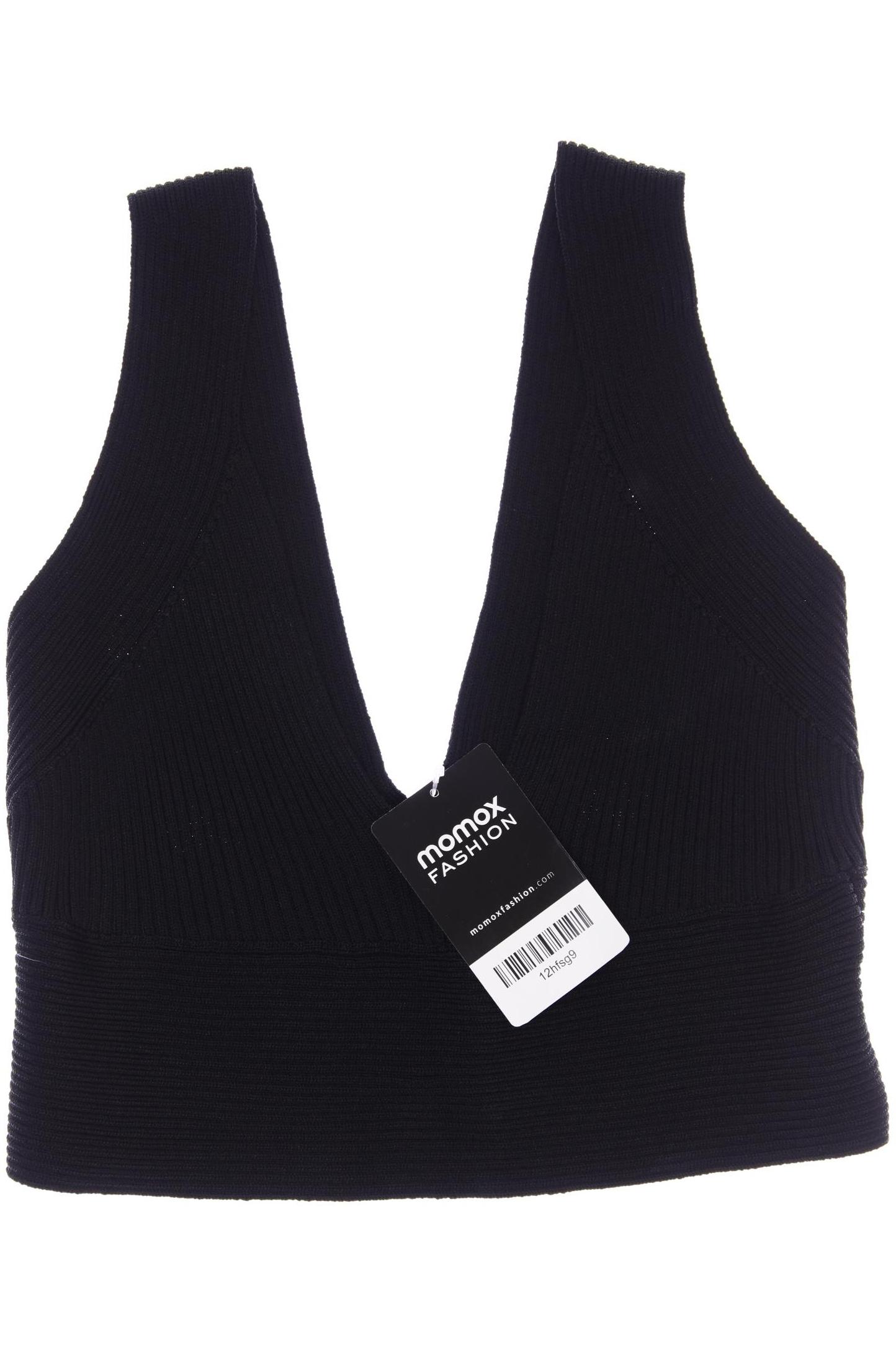 

Massimo Dutti Damen Top, schwarz, Gr. 36