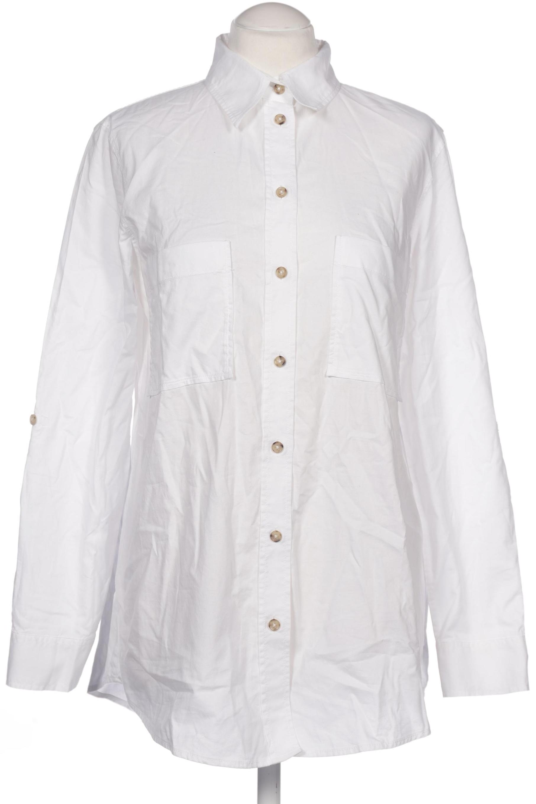 

Massimo Dutti Damen Bluse, weiß, Gr. 38