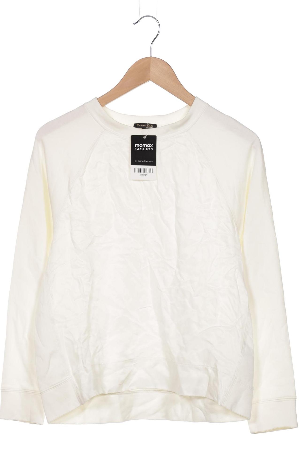 

Massimo Dutti Damen Sweatshirt, cremeweiß, Gr. 36