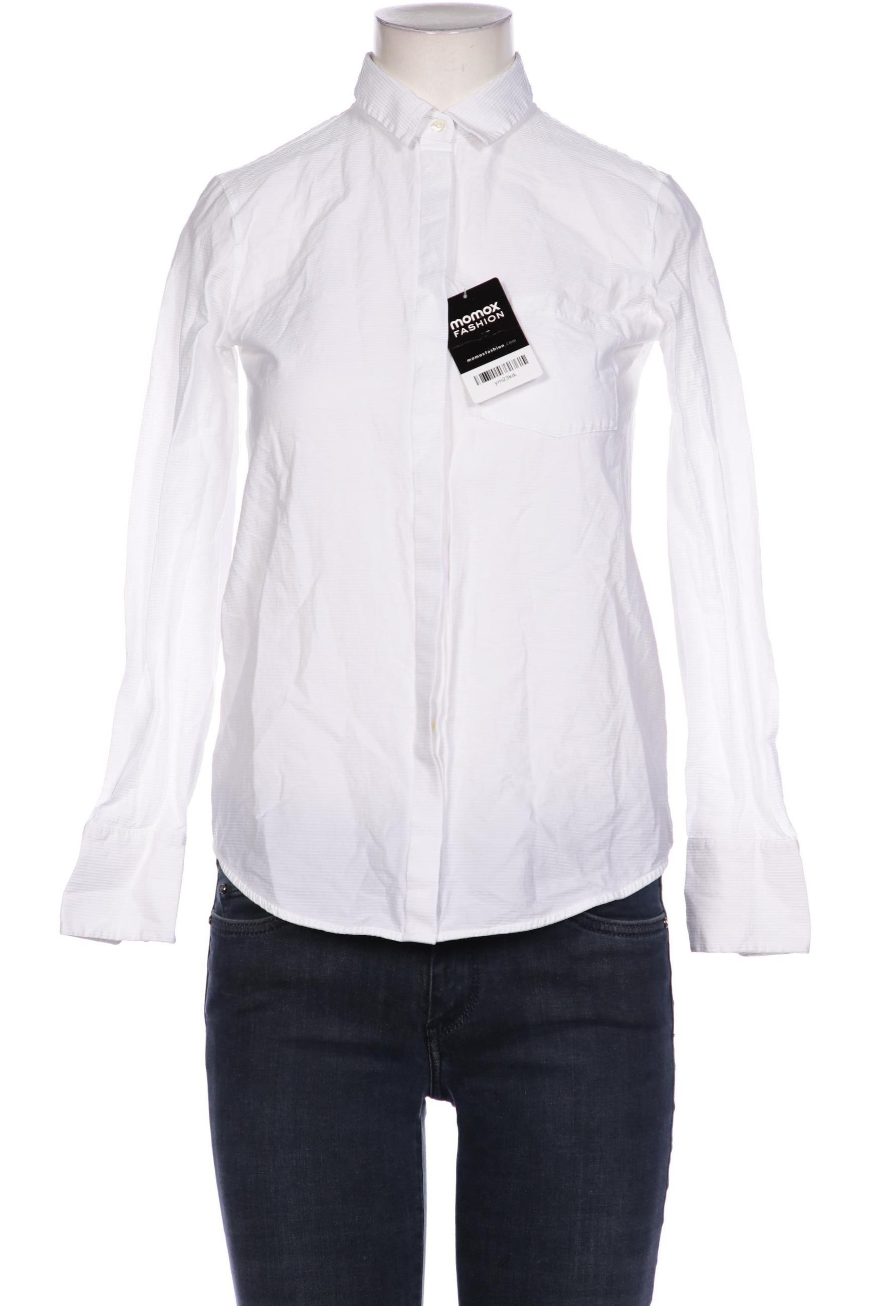 

Massimo Dutti Damen Bluse, weiß, Gr. 34