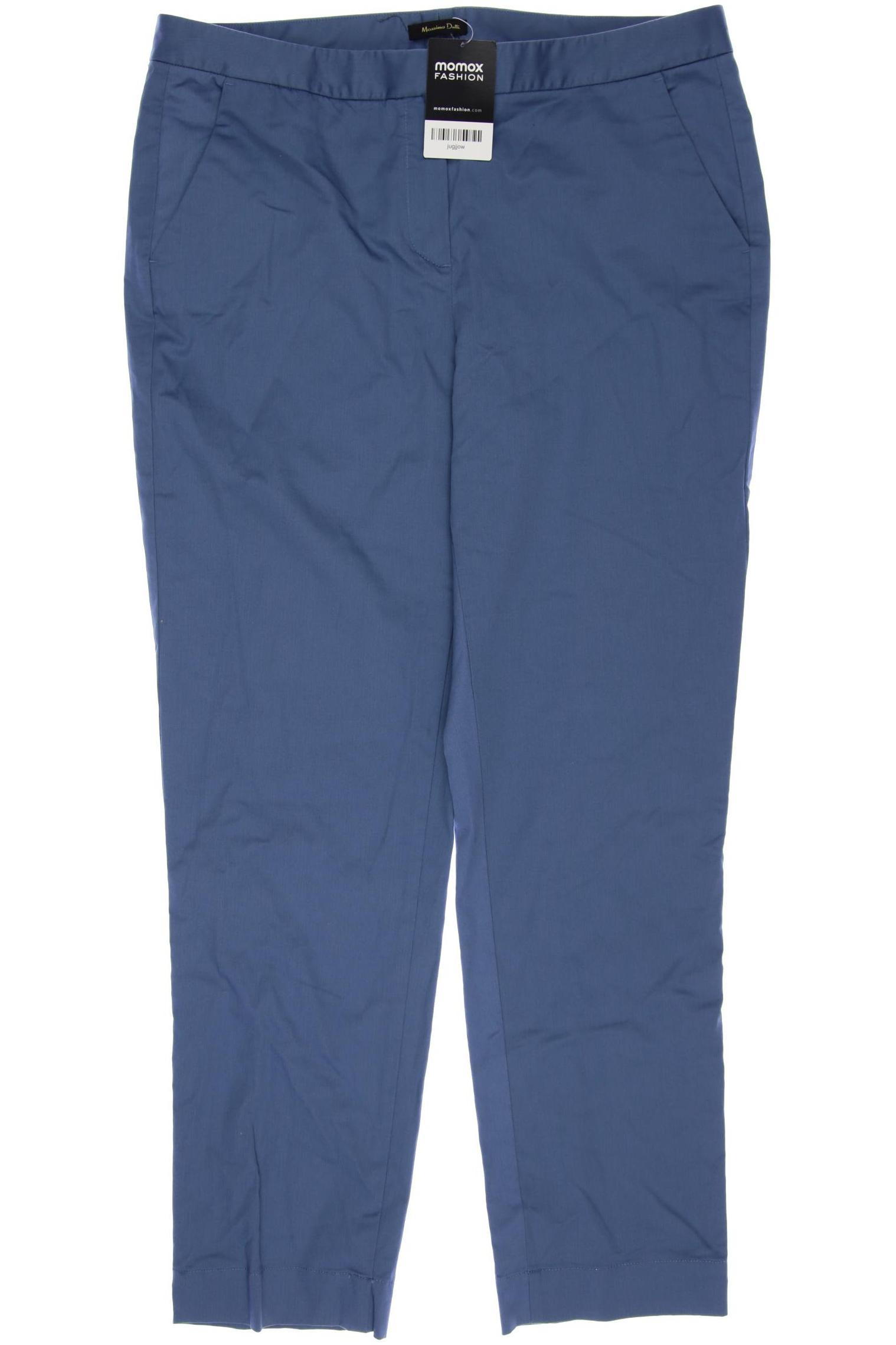 

Massimo Dutti Damen Stoffhose, blau, Gr. 44