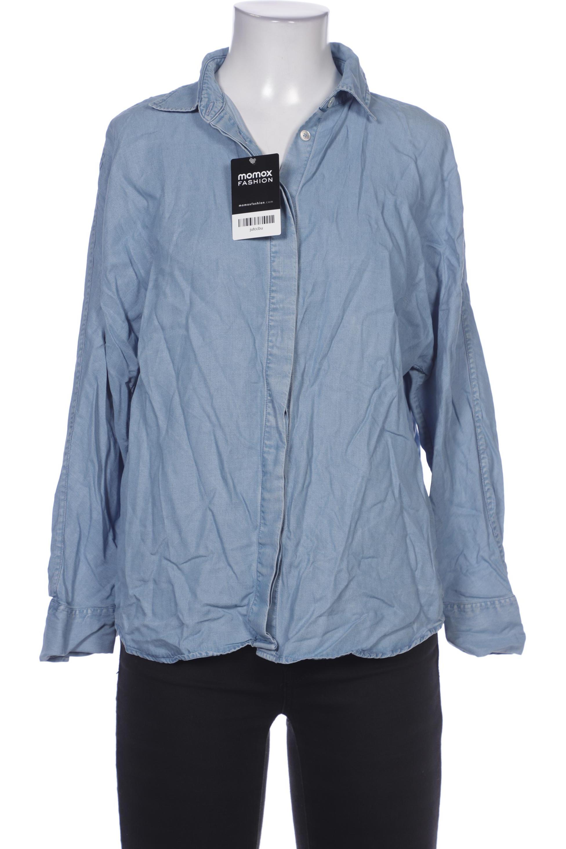 

Massimo Dutti Damen Bluse, blau, Gr. 36