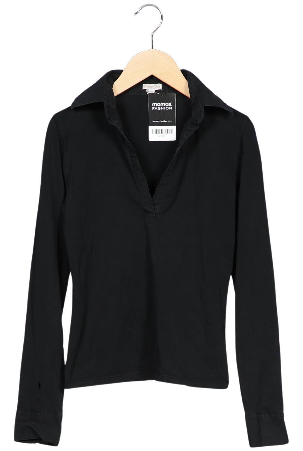 

Massimo Dutti Damen Poloshirt, schwarz, Gr. 30